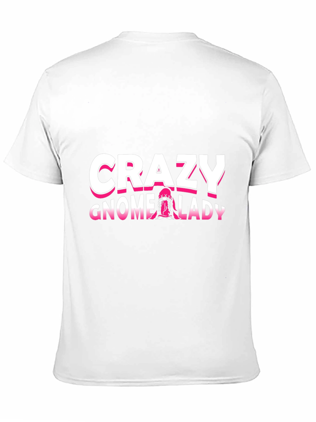 Crazy Gnome Lady T-Shirt
