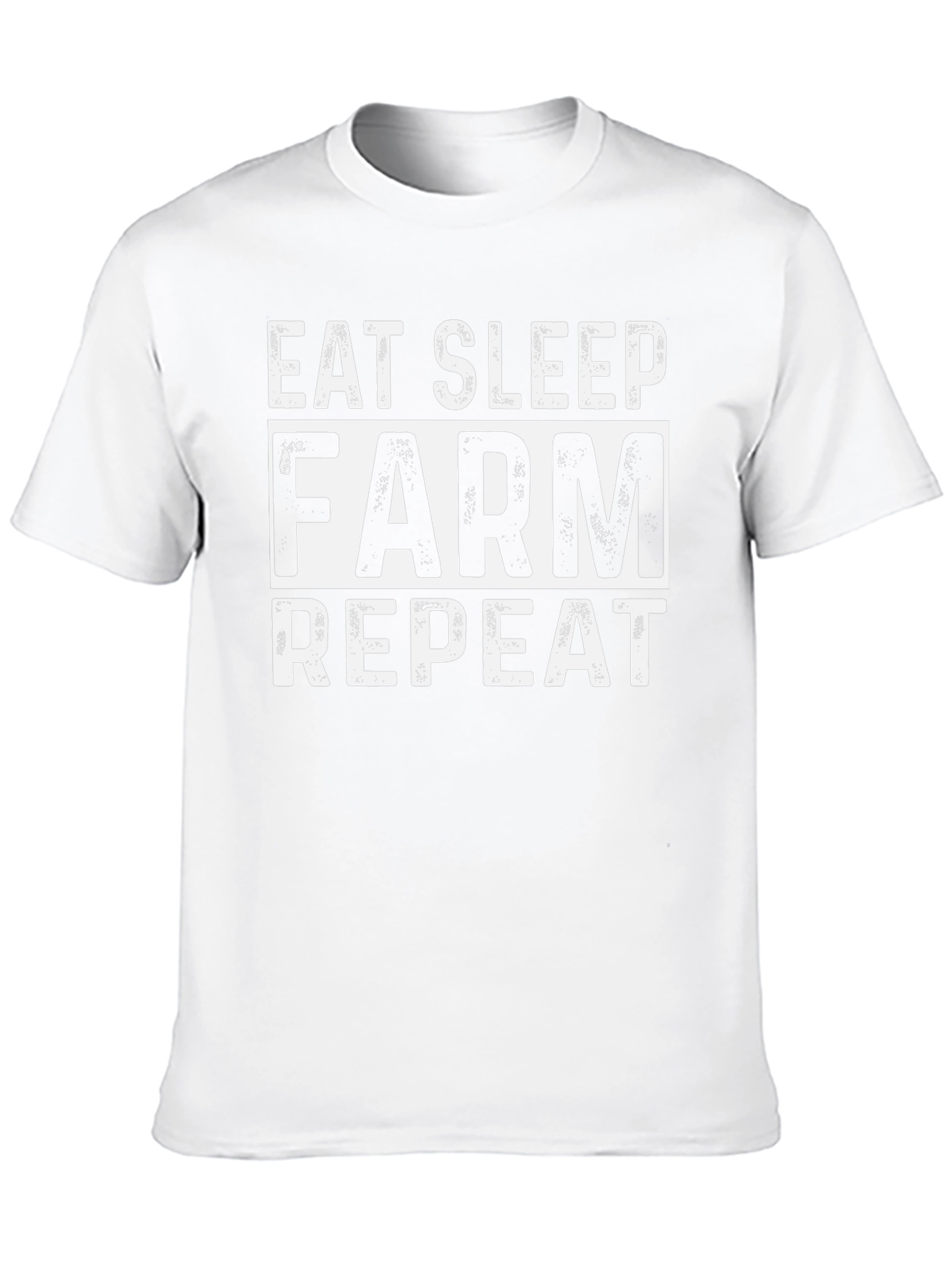 Eat Sleep Farm Repeat Graphic Tee
