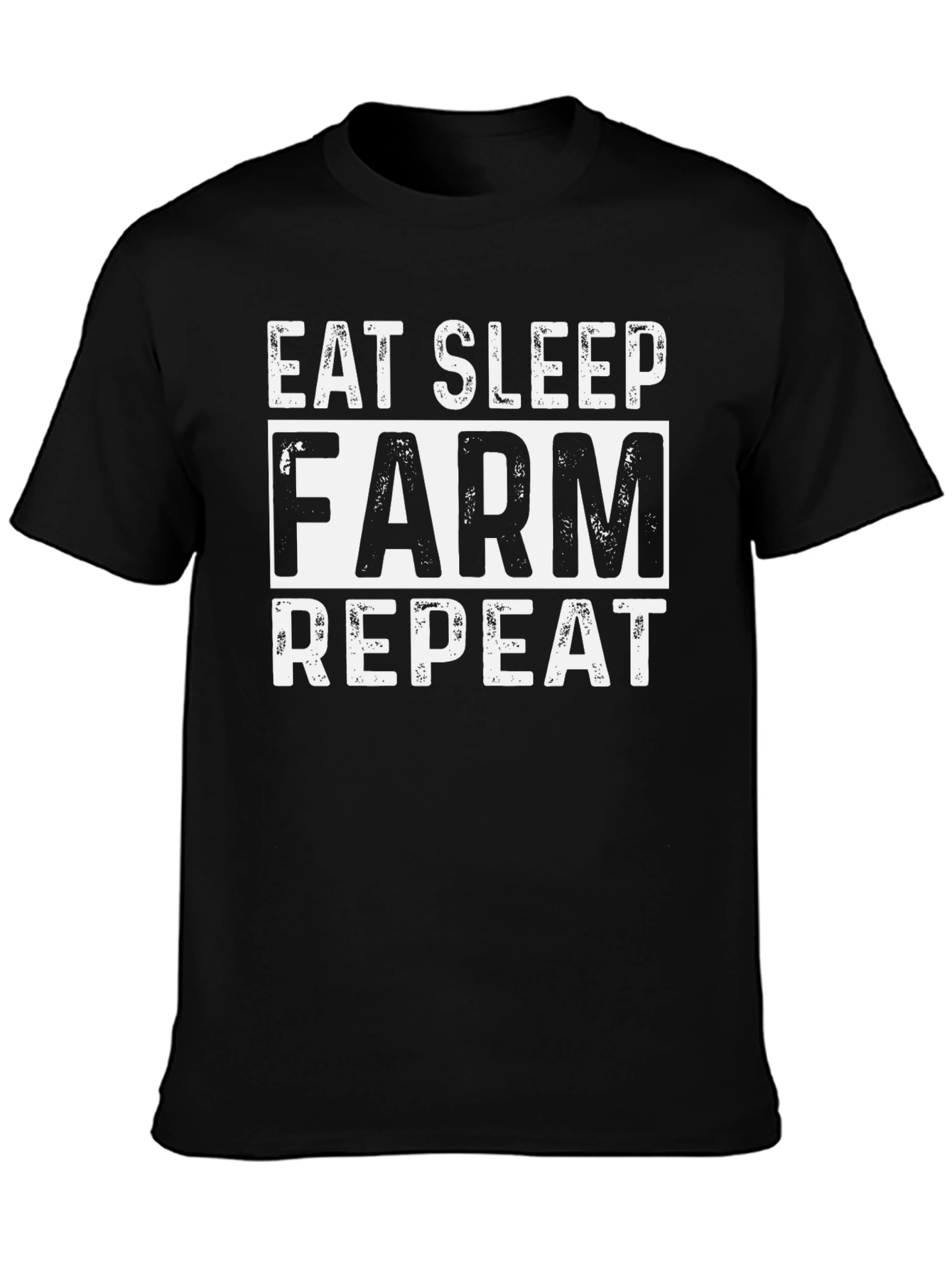 Eat Sleep Farm Repeat Graphic Tee