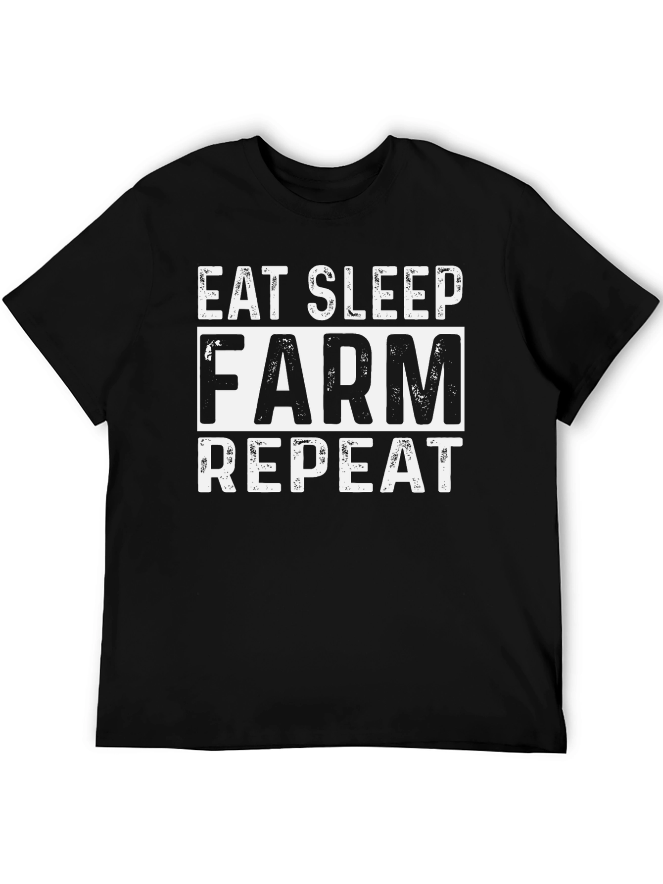 Eat Sleep Farm Repeat Graphic Tee