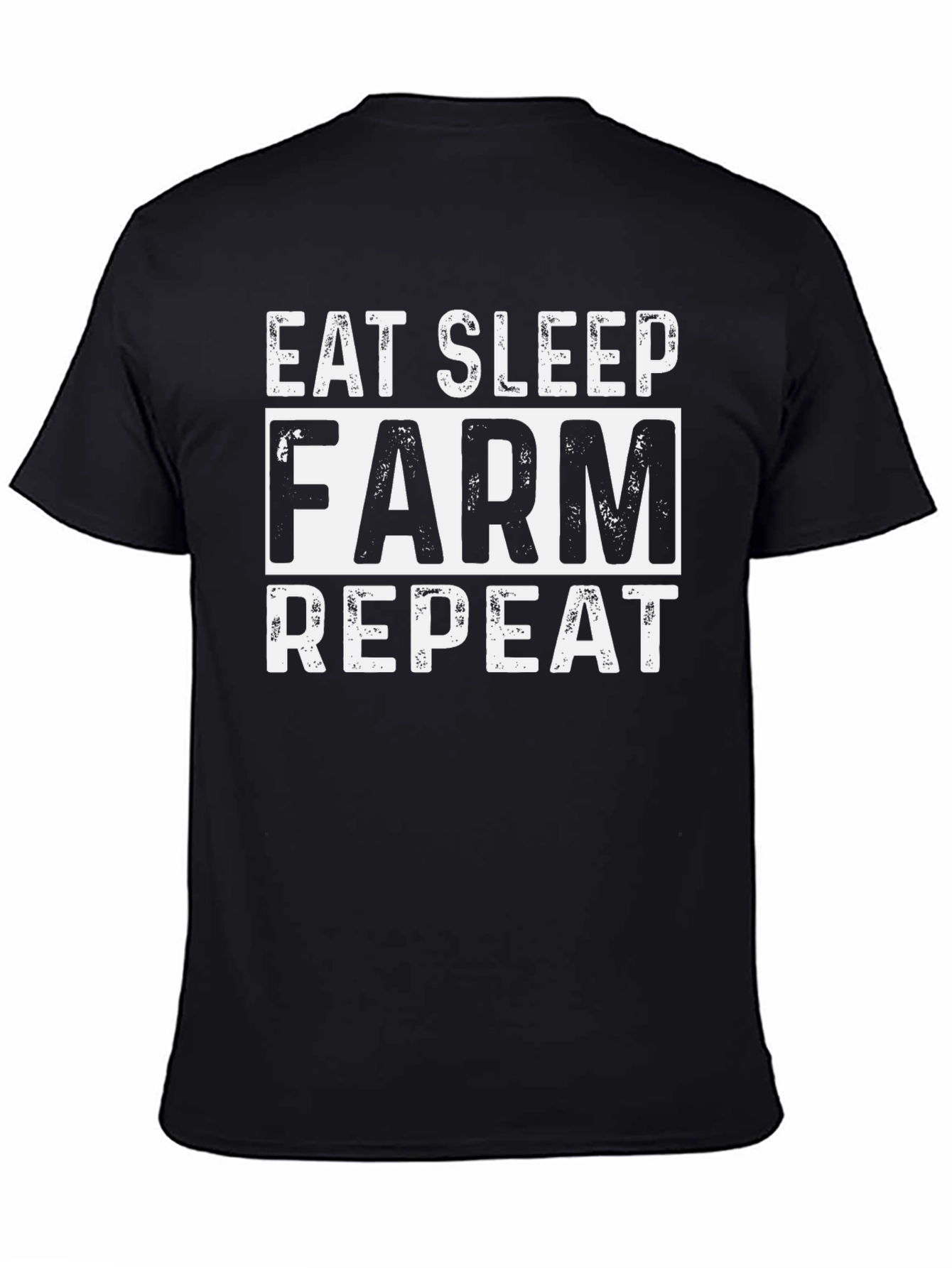 Eat Sleep Farm Repeat Graphic Tee