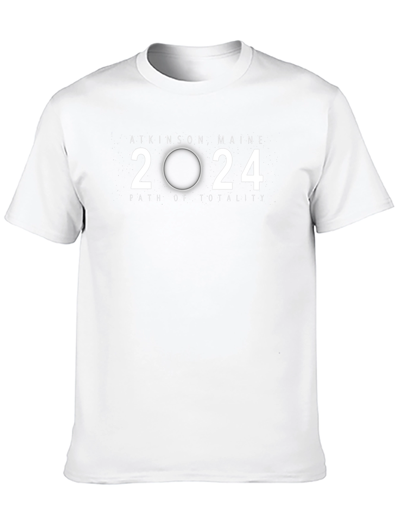 Atkinson Maine 2024 Path of Totality Black T-Shirt