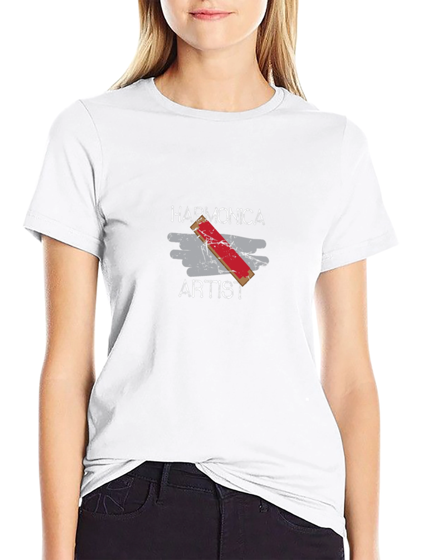 Harmonica Artist Graphic Tee