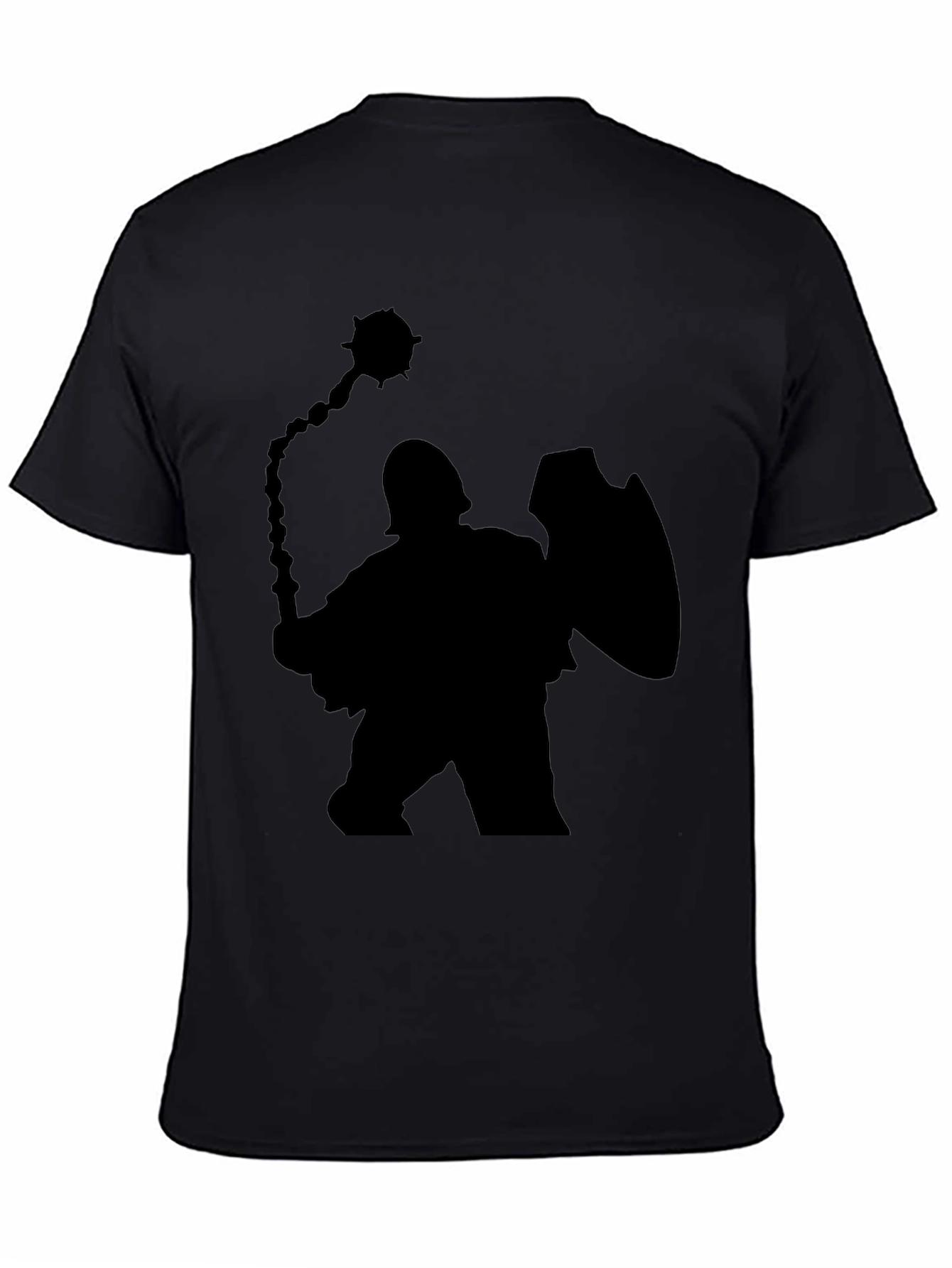 Warrior Silhouette Black T-Shirt