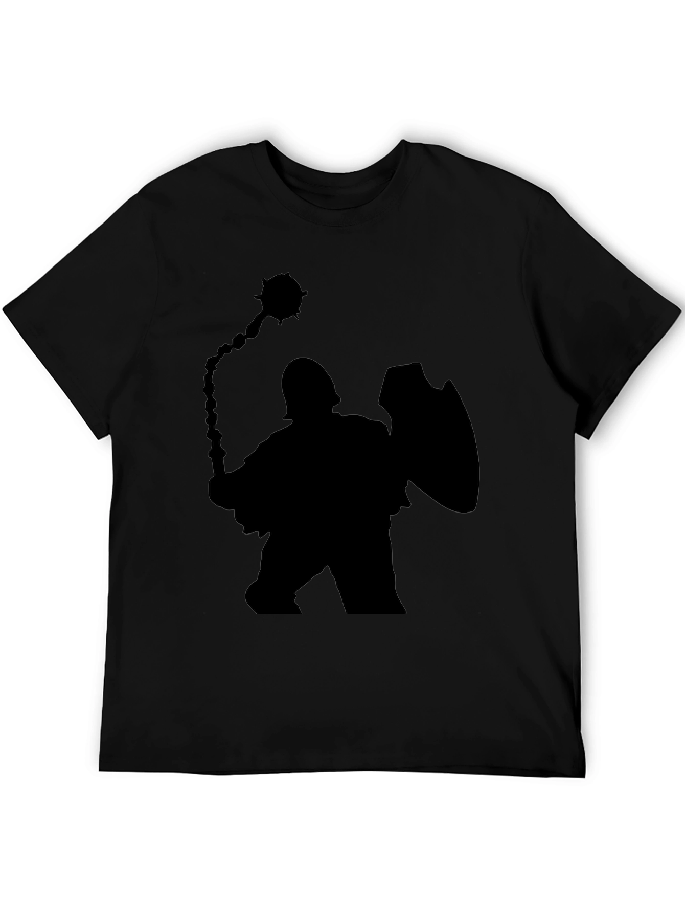 Warrior Silhouette Black T-Shirt