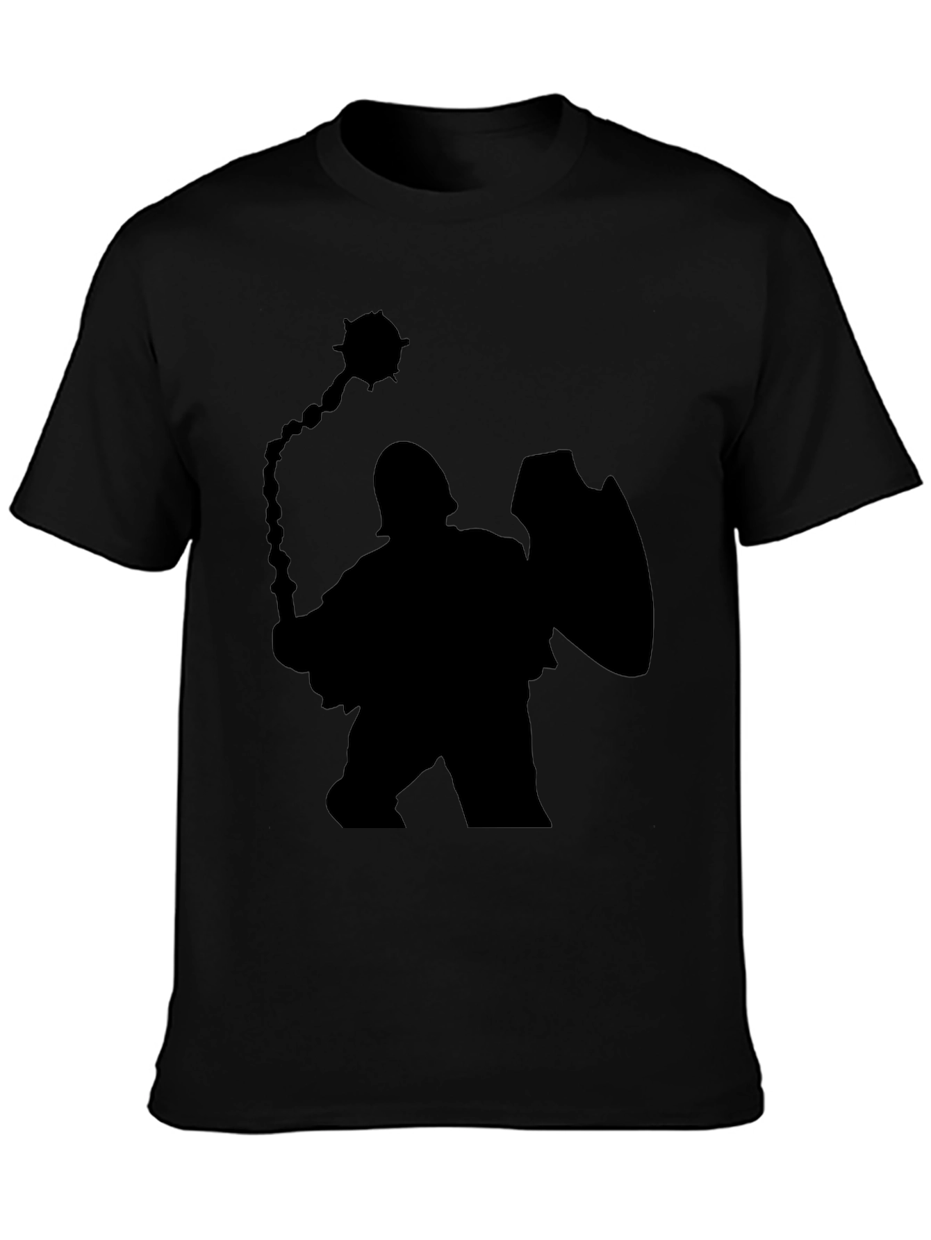 Warrior Silhouette Black T-Shirt