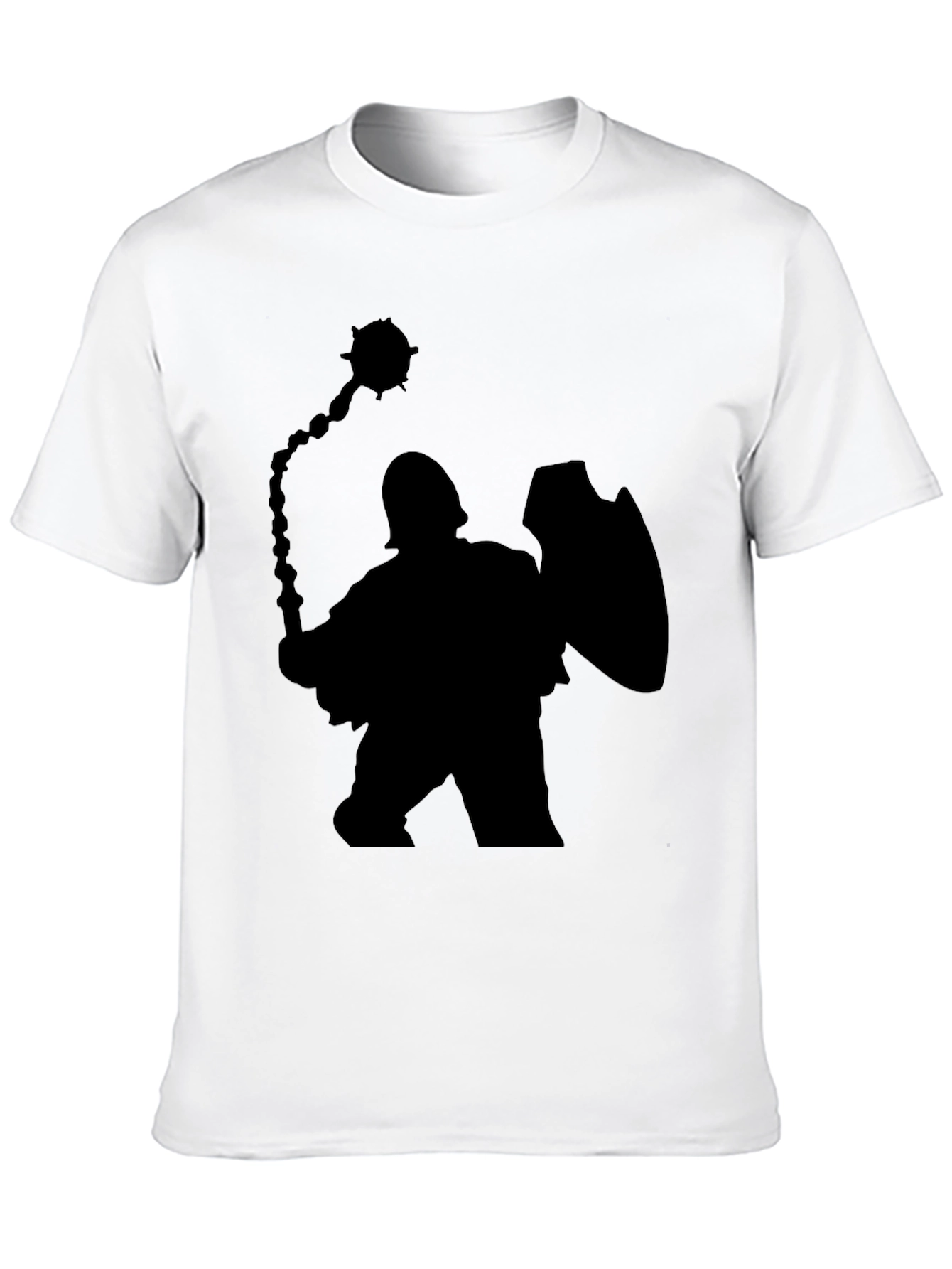 Warrior Silhouette Black T-Shirt