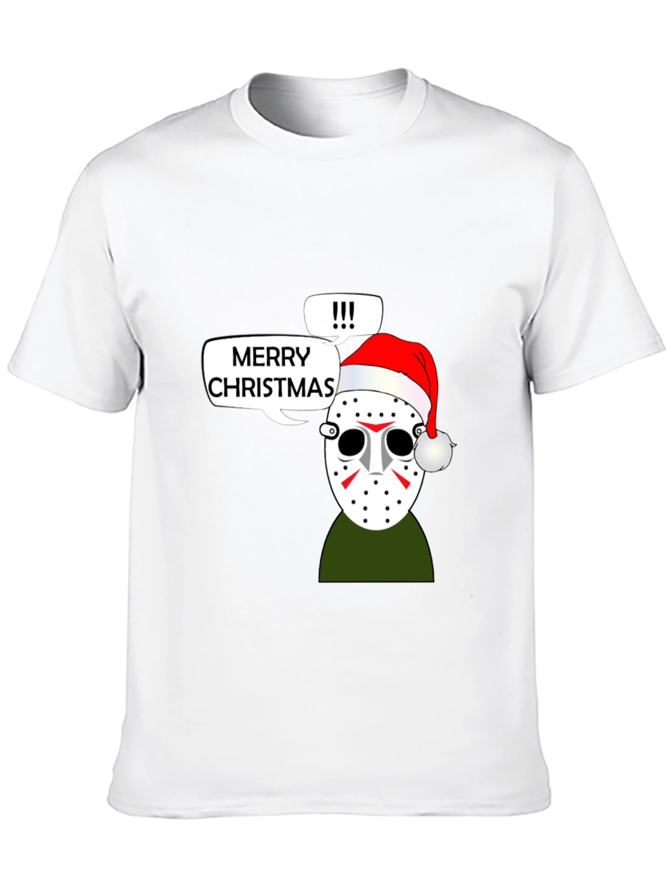 Merry Christmas Jason Mask Holiday T-Shirt