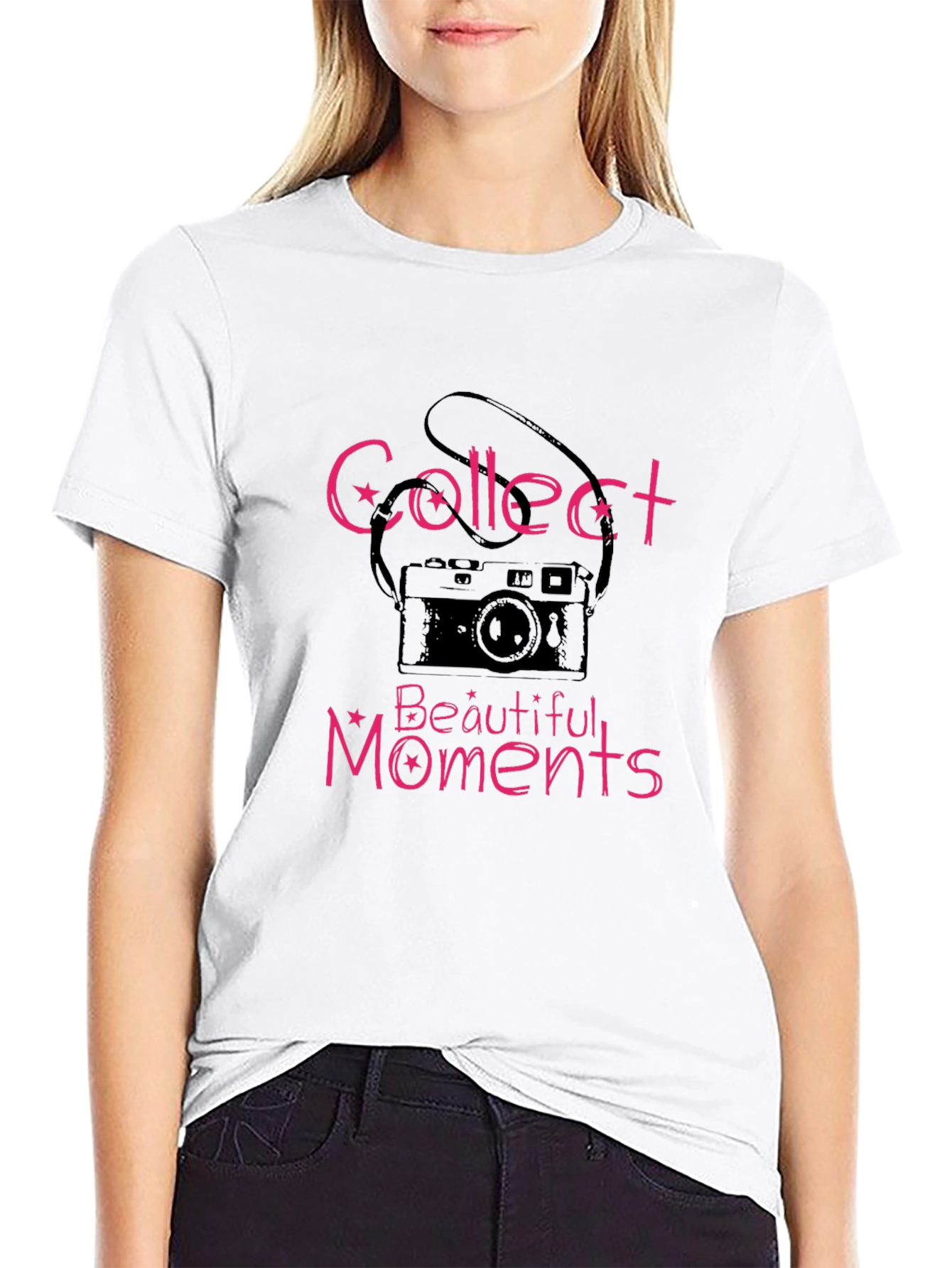 Collect Beautiful Moments Black T-Shirt