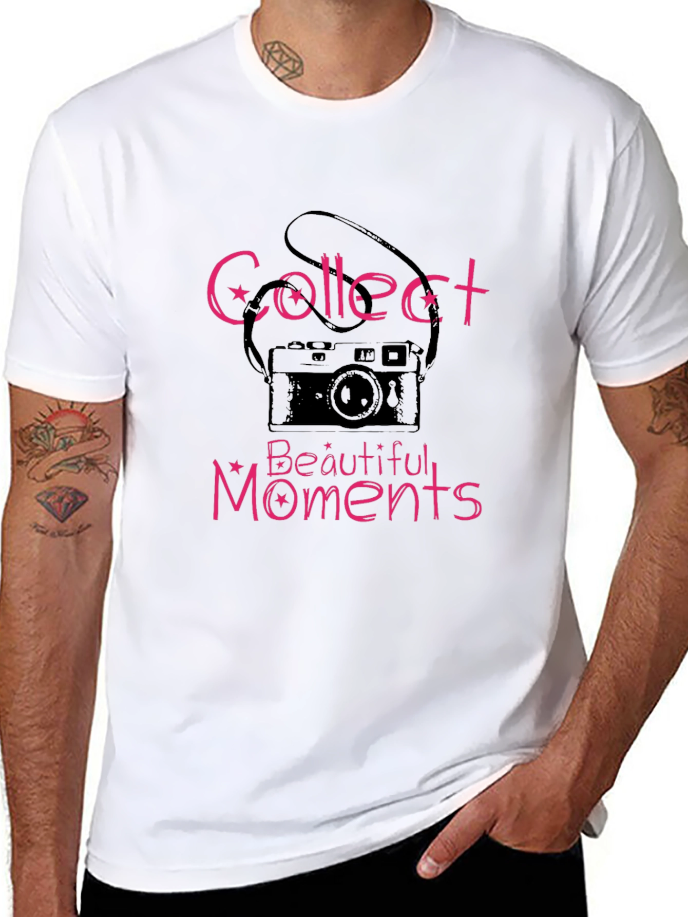 Collect Beautiful Moments Black T-Shirt