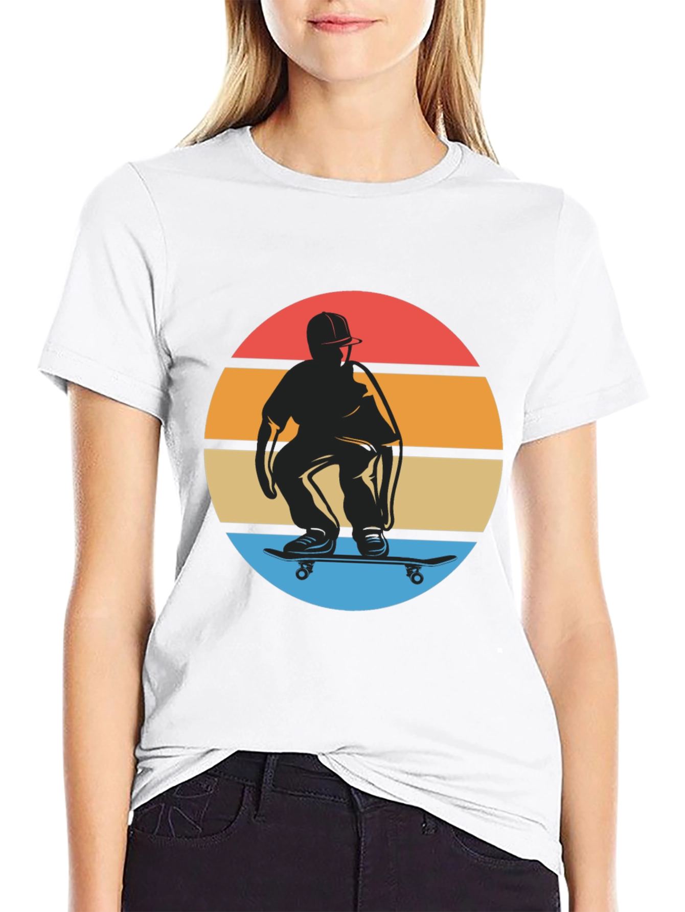 Retro Skateboarder Graphic Tee