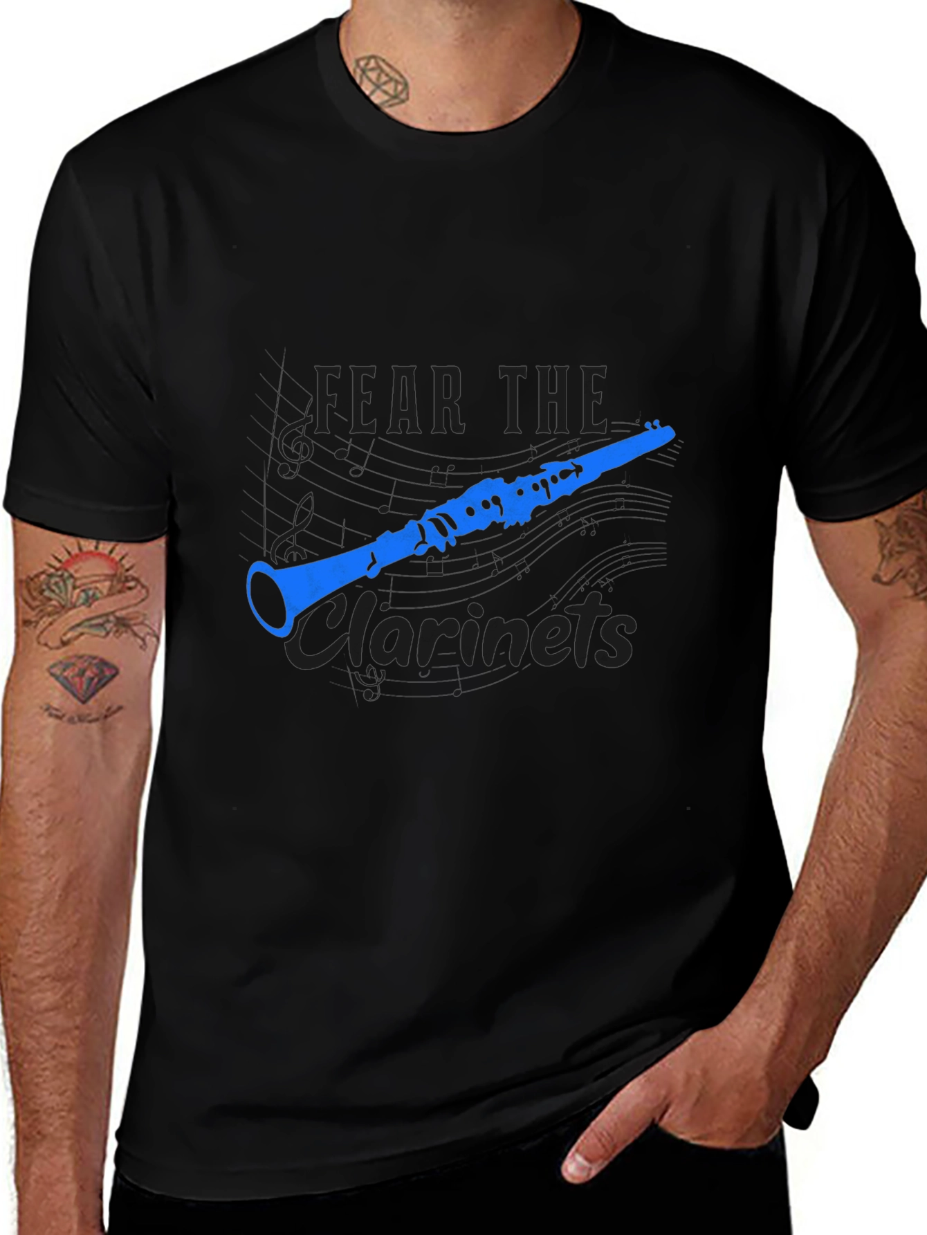 Fear The Clarinets T-Shirt - Music Lover Tee