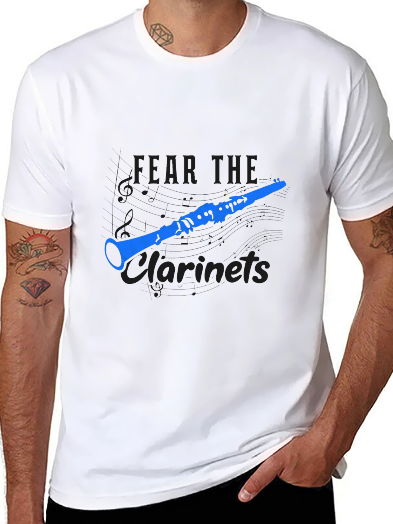 Fear The Clarinets T-Shirt - Music Lover Tee
