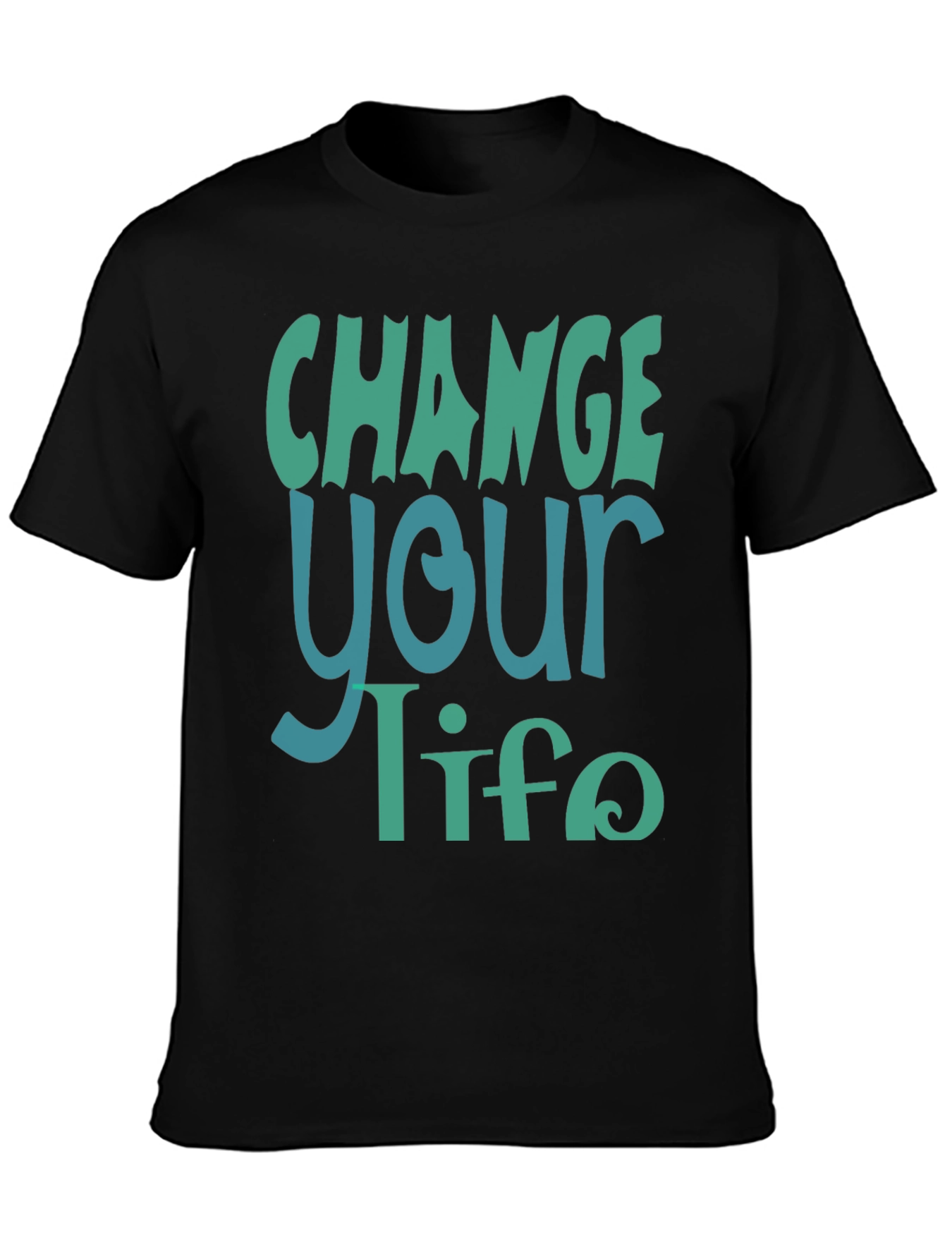 Change Your Life Graphic Tee - Black