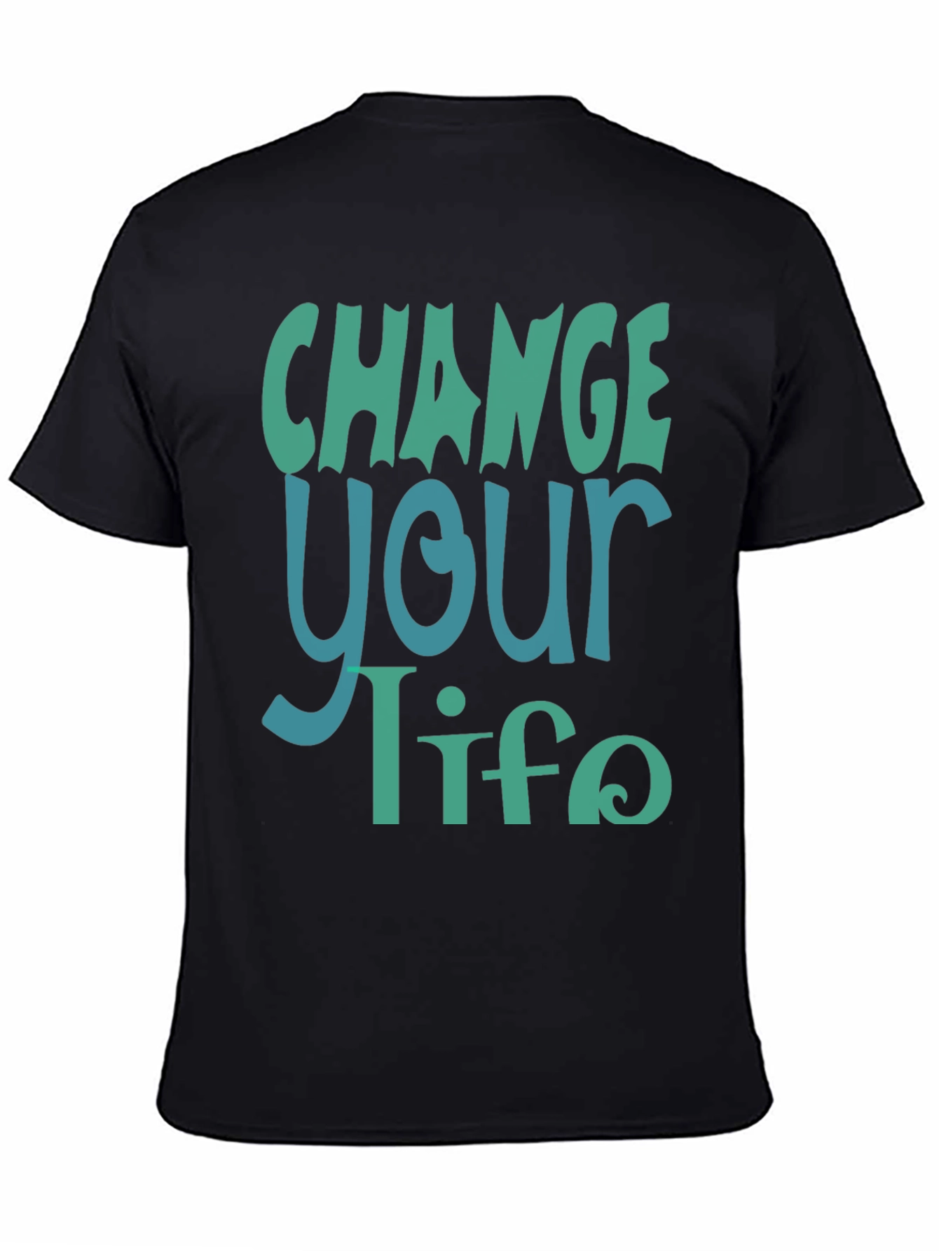 Change Your Life Graphic Tee - Black