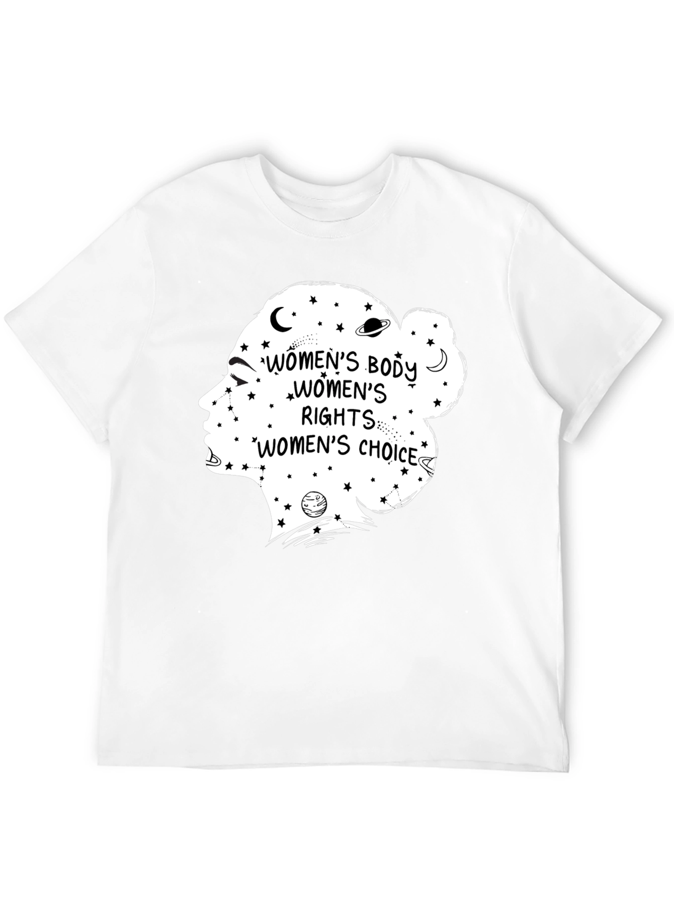 Womens Rights Graphic Tee - Black