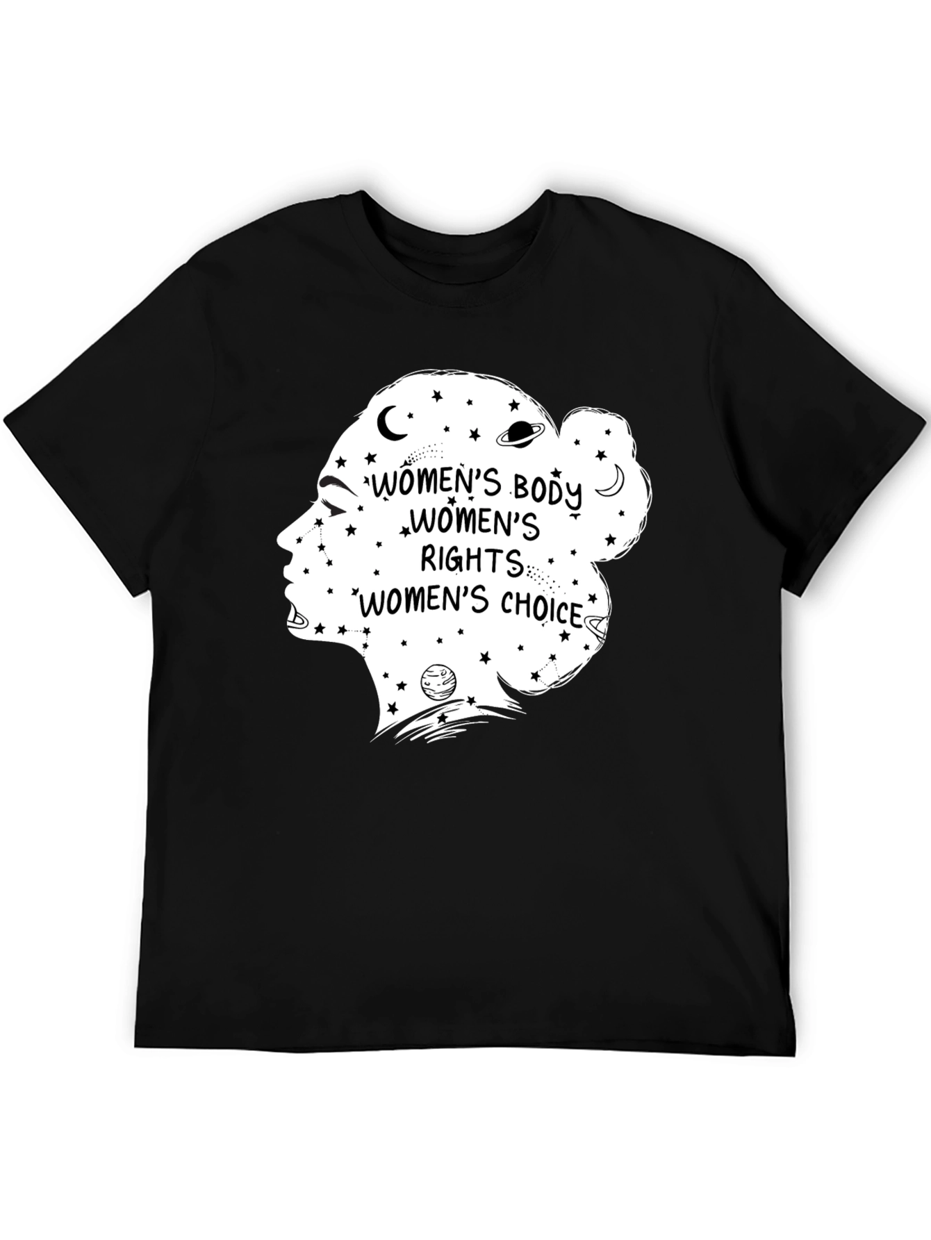 Womens Rights Graphic Tee - Black