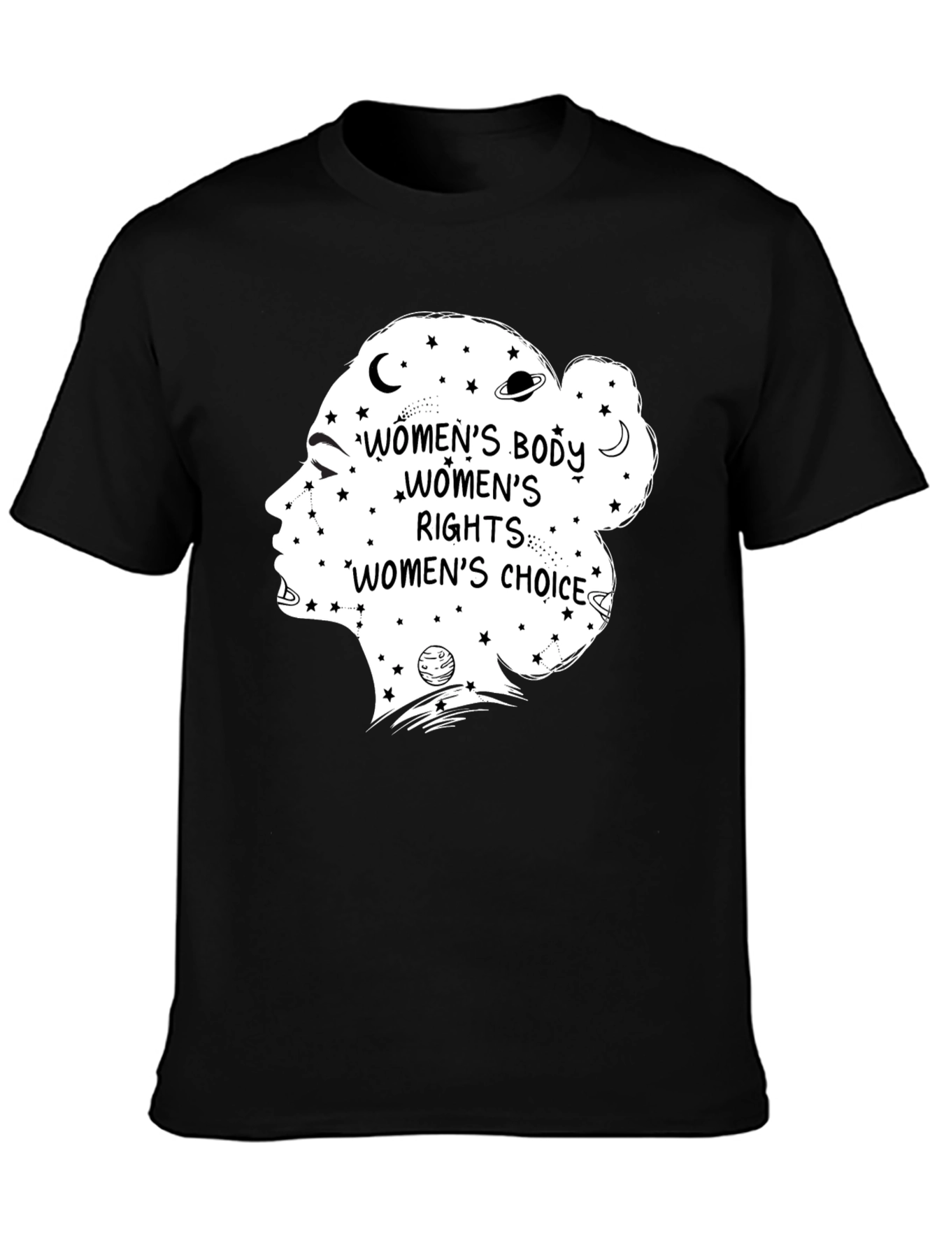 Womens Rights Graphic Tee - Black