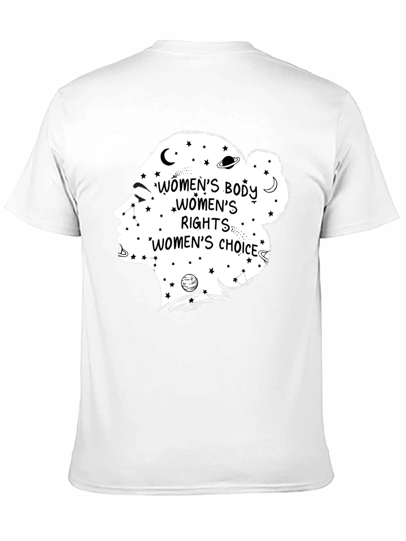 Womens Rights Graphic Tee - Black