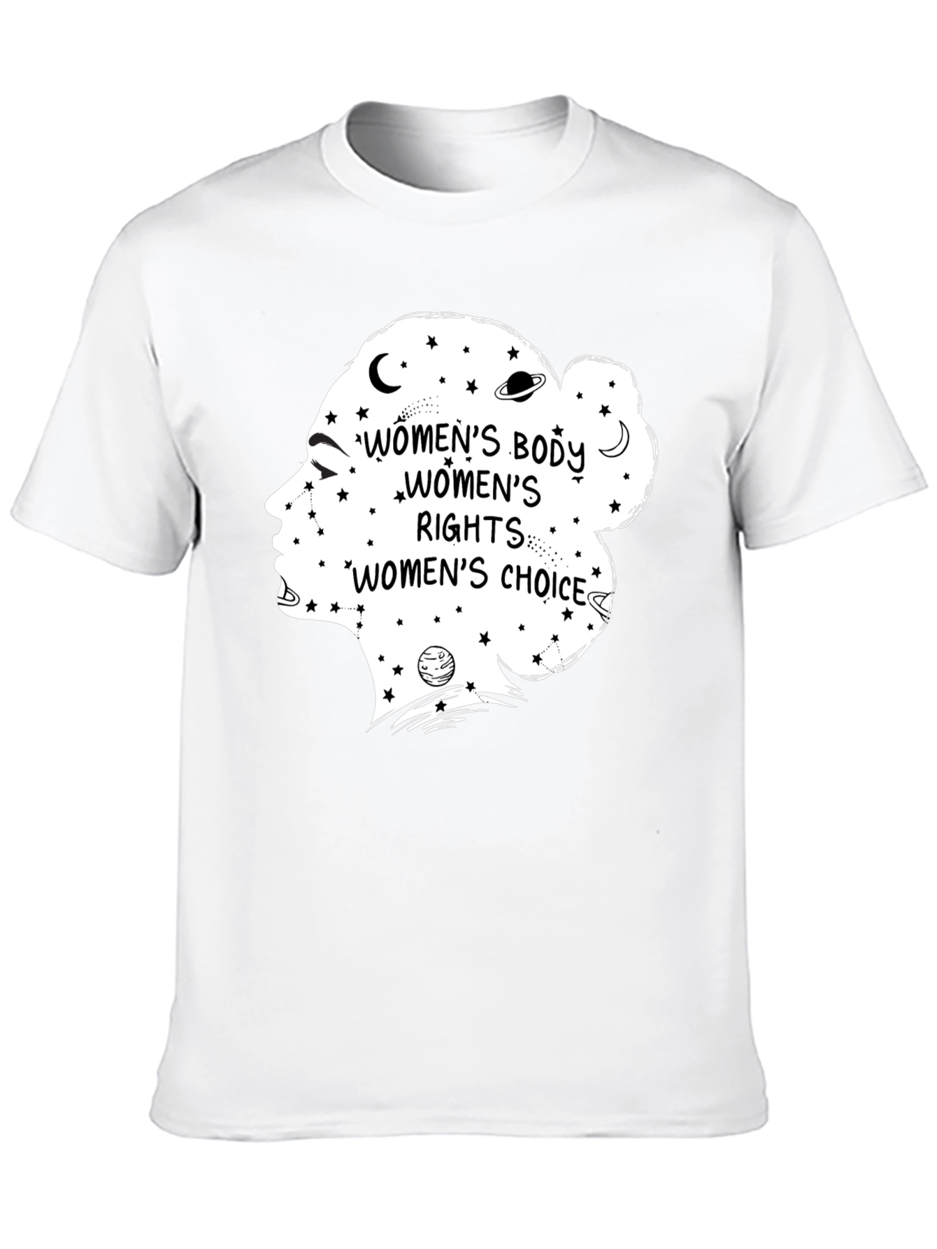 Womens Rights Graphic Tee - Black
