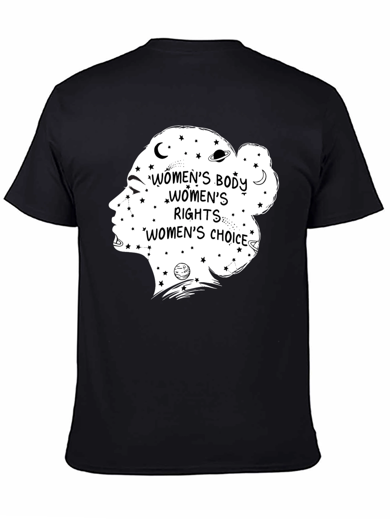 Womens Rights Graphic Tee - Black