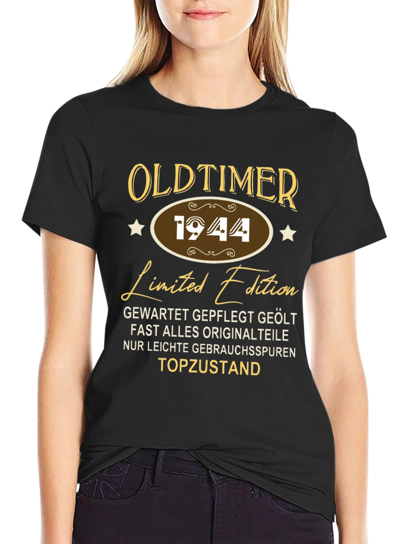 Oldtimer 1944 Limited Edition Black T-Shirt