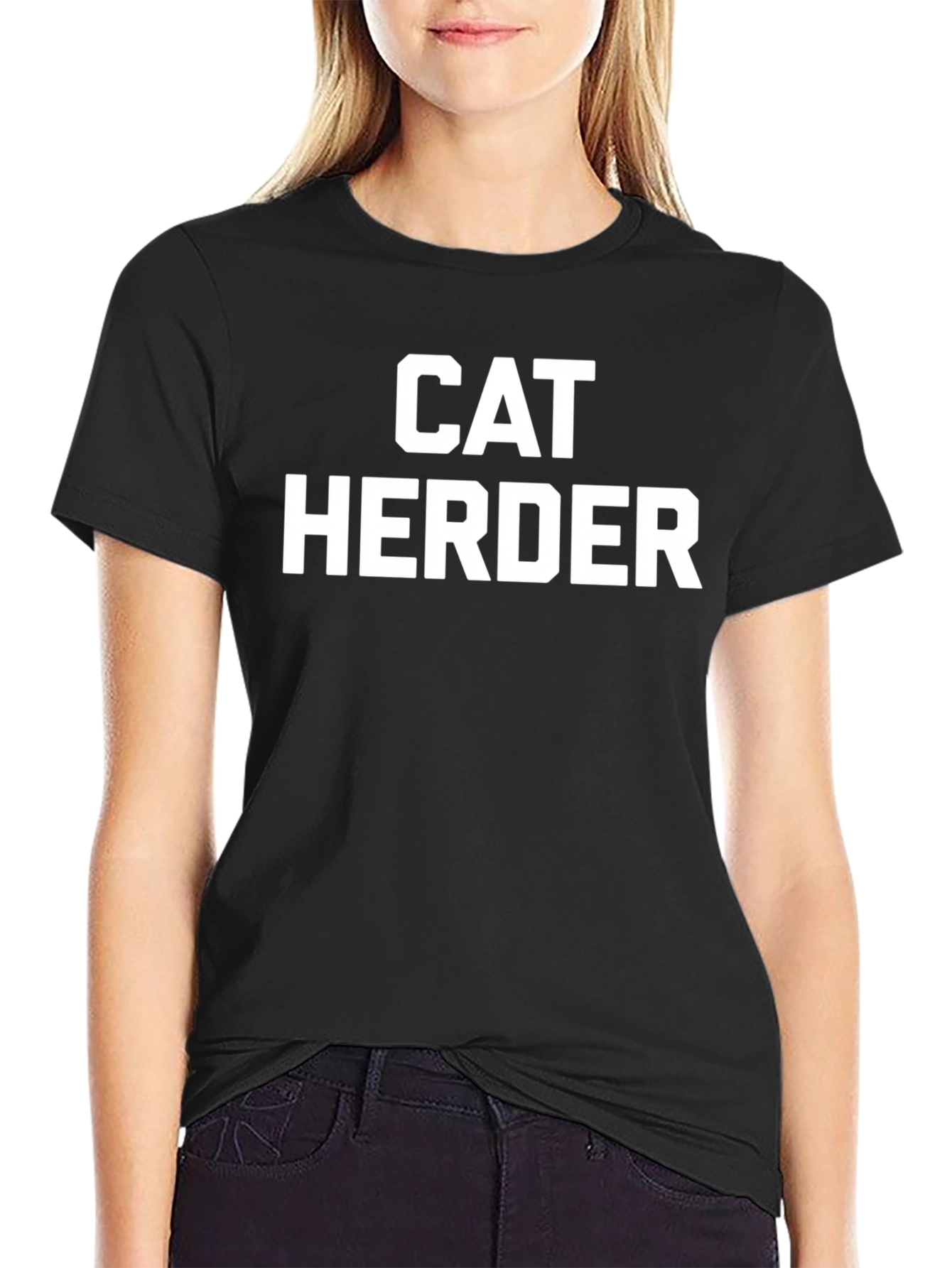 Cat Herder T-Shirt - Funny Novelty Tee