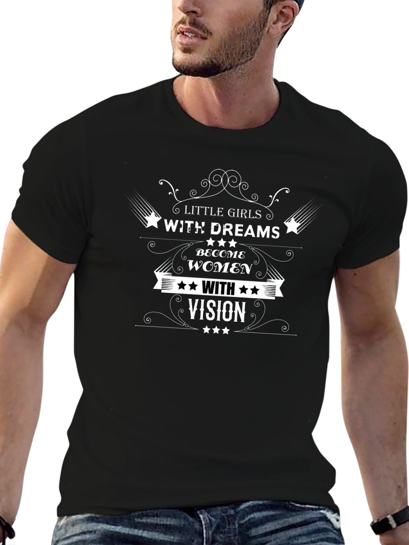 Dreams & Vision Graphic T-Shirt - Empowering Womens Tee