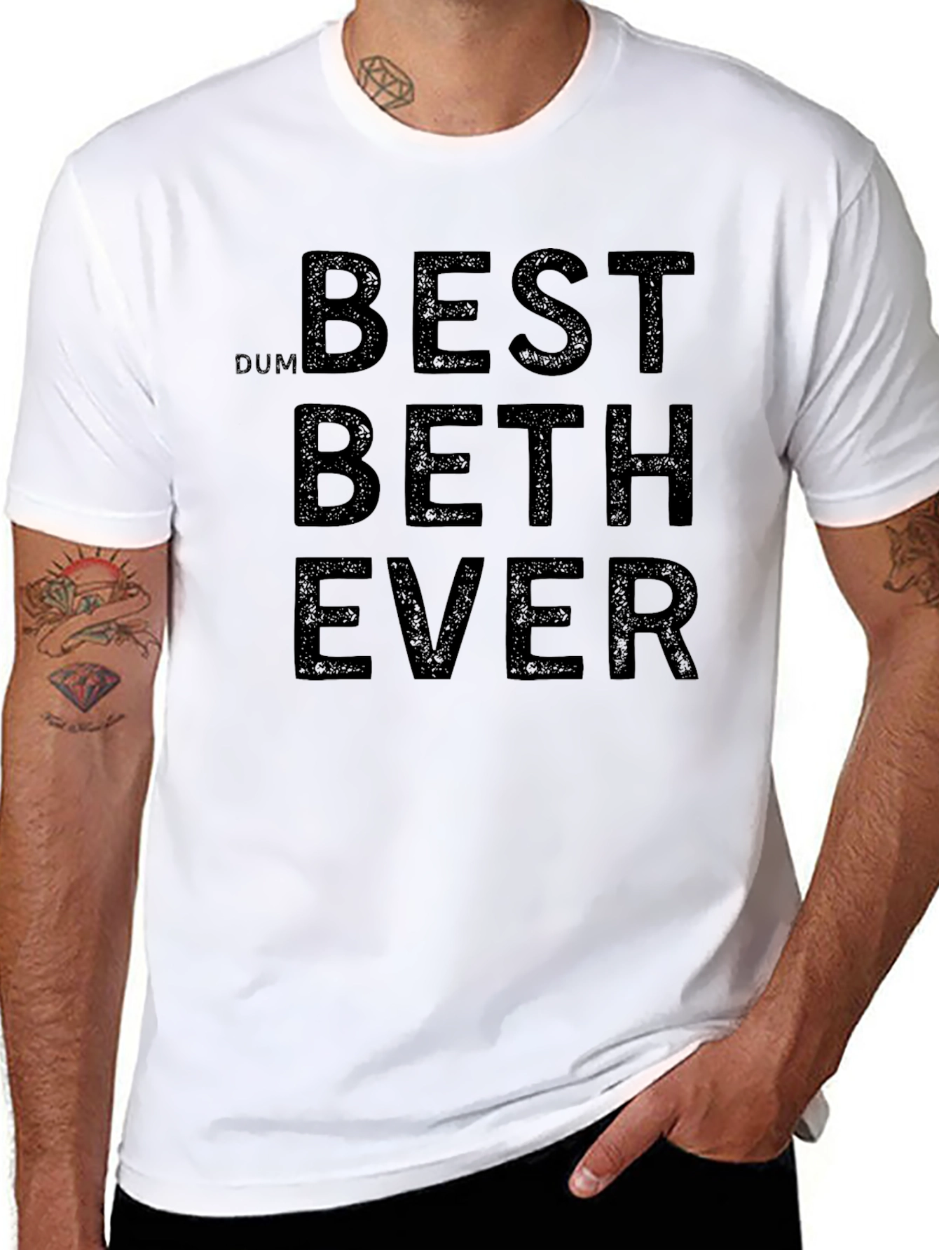 Best Beth Ever Black Graphic Tee