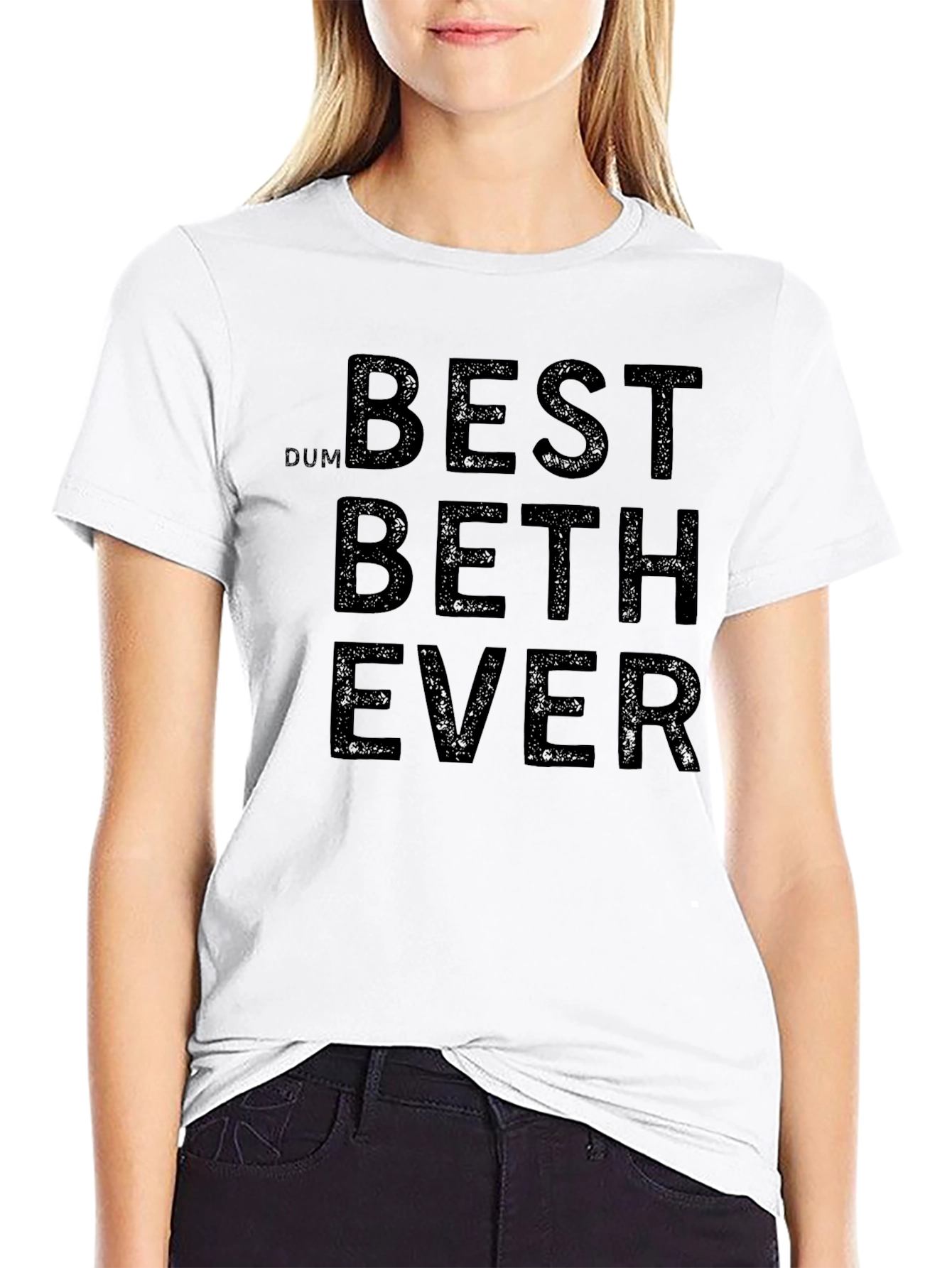 Best Beth Ever Black Graphic Tee