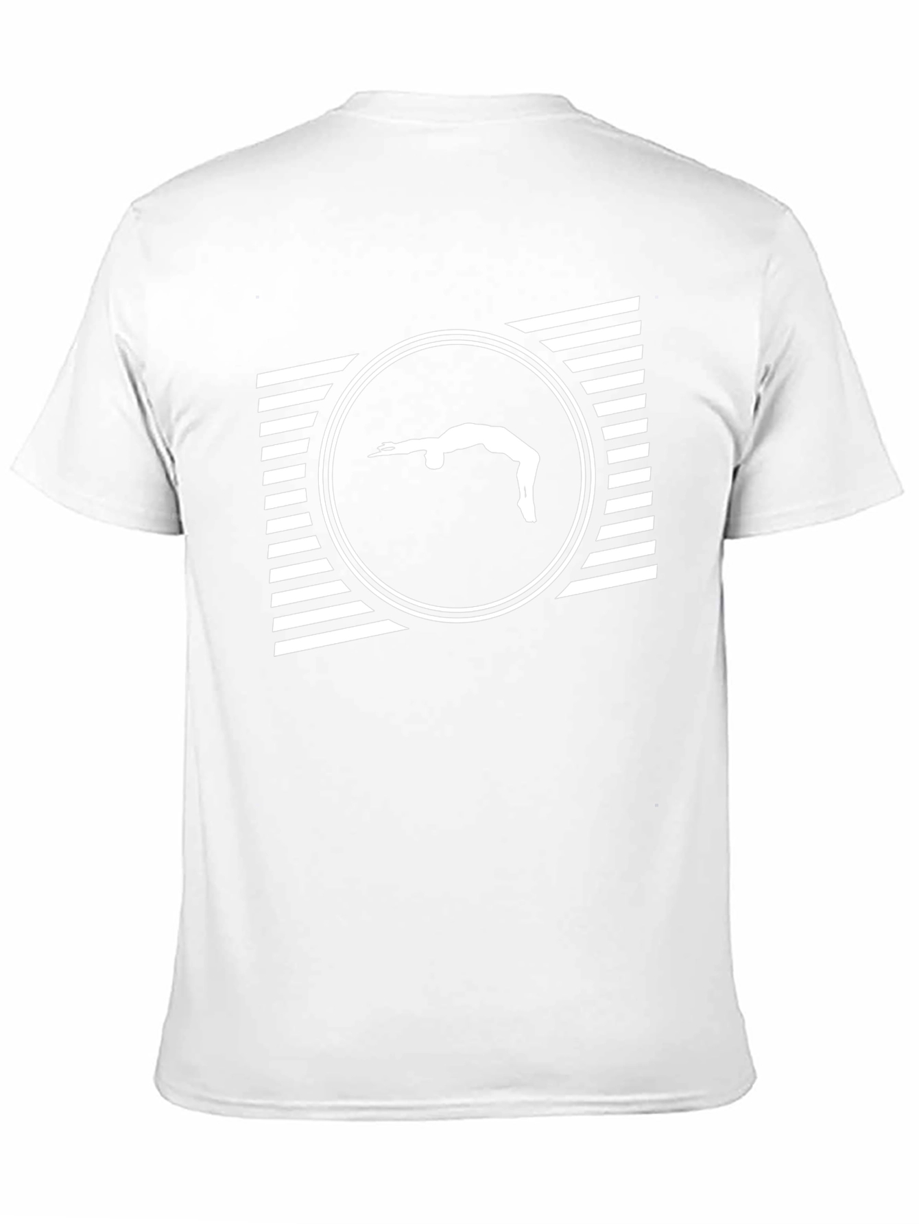 Gymnast Silhouette T-Shirt - Black