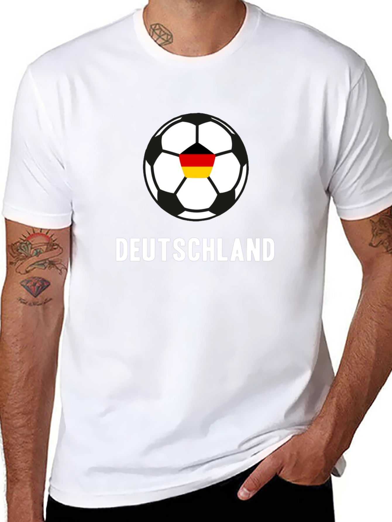 Germany Soccer Ball T-Shirt - Deutschland Fan Tee