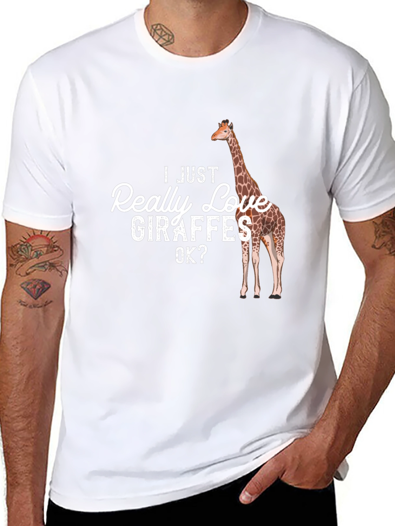 I Just Really Love Giraffes T-Shirt