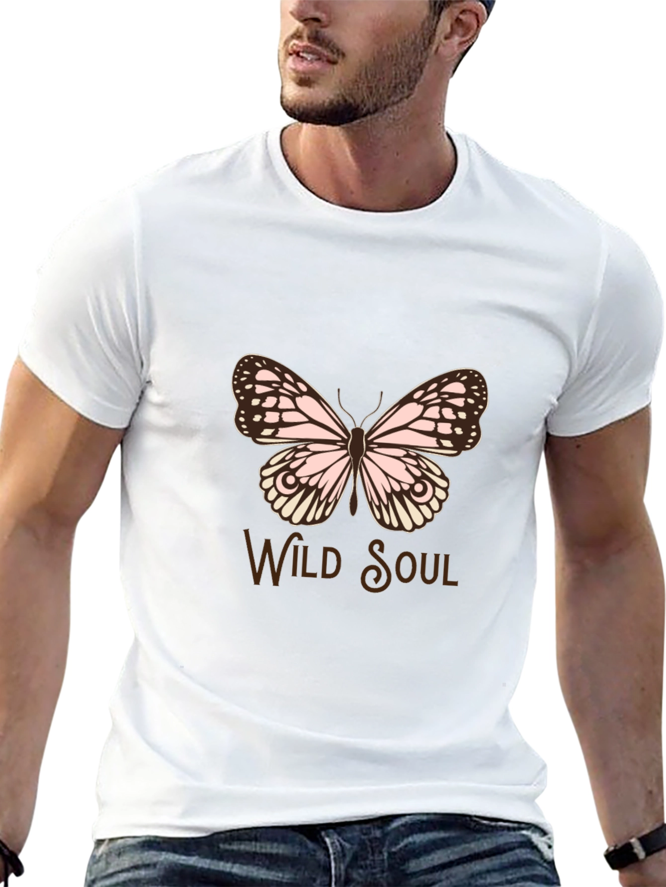 Wild Soul Butterfly Graphic T-Shirt