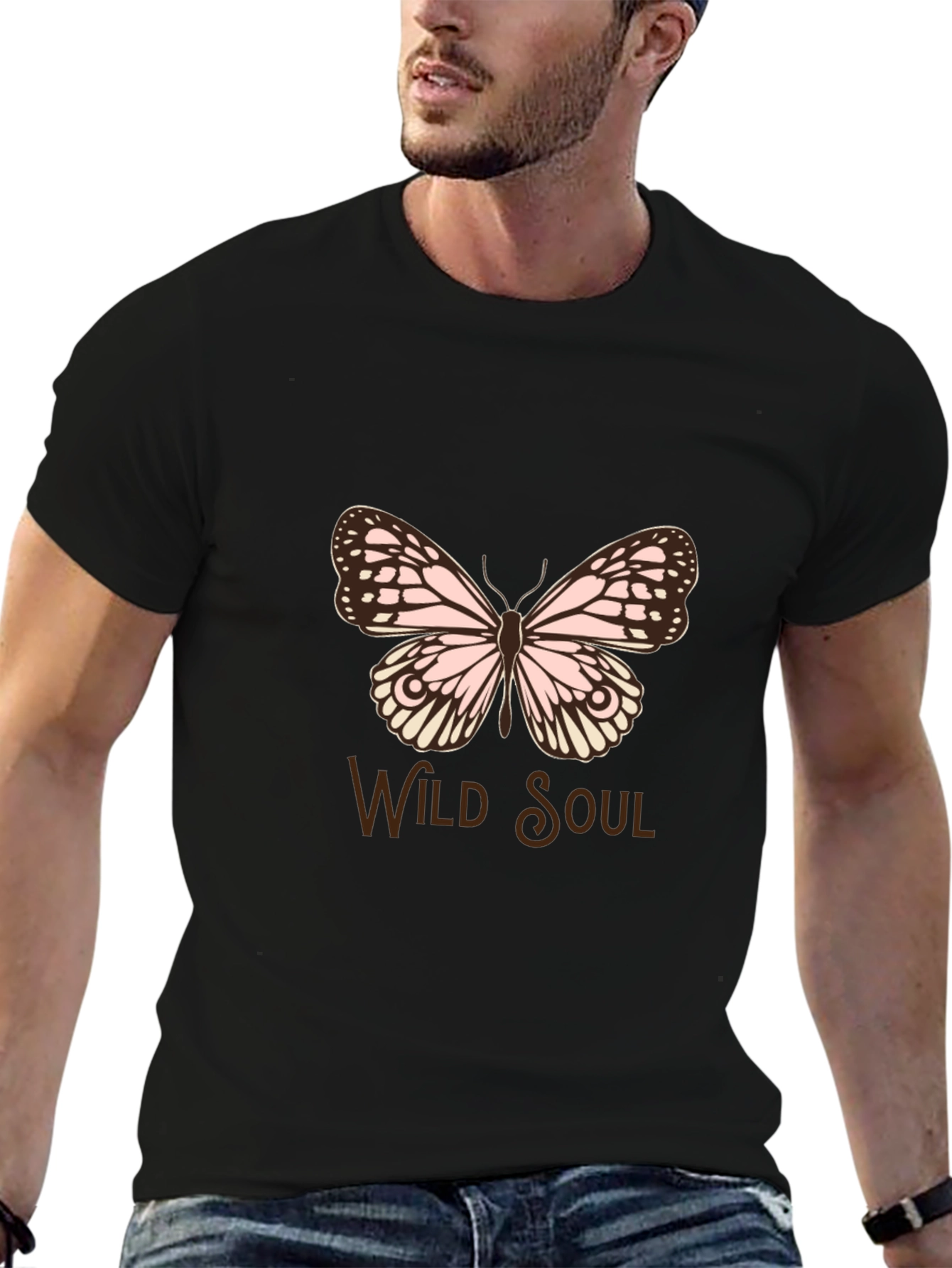 Wild Soul Butterfly Graphic T-Shirt