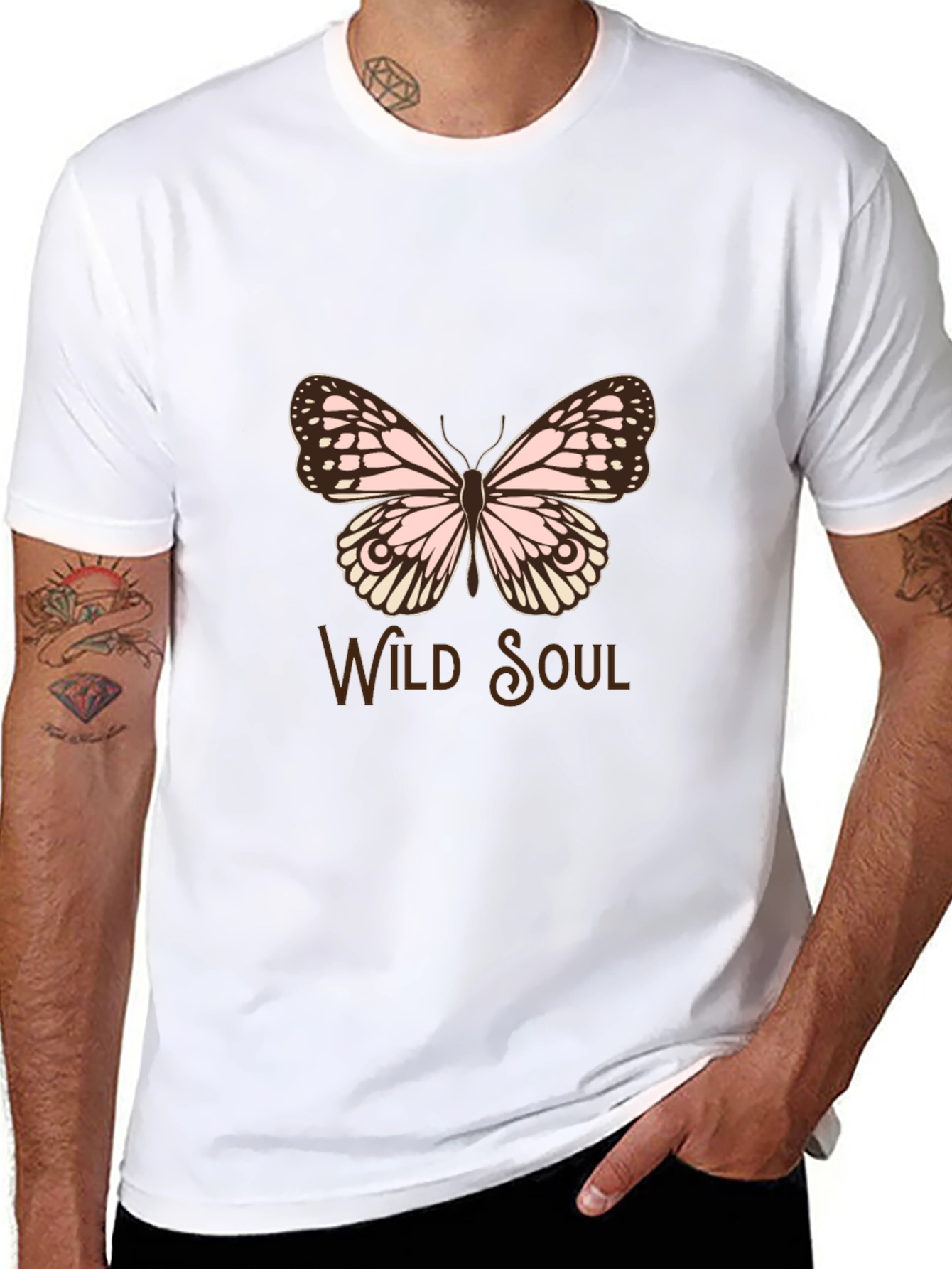 Wild Soul Butterfly Graphic T-Shirt