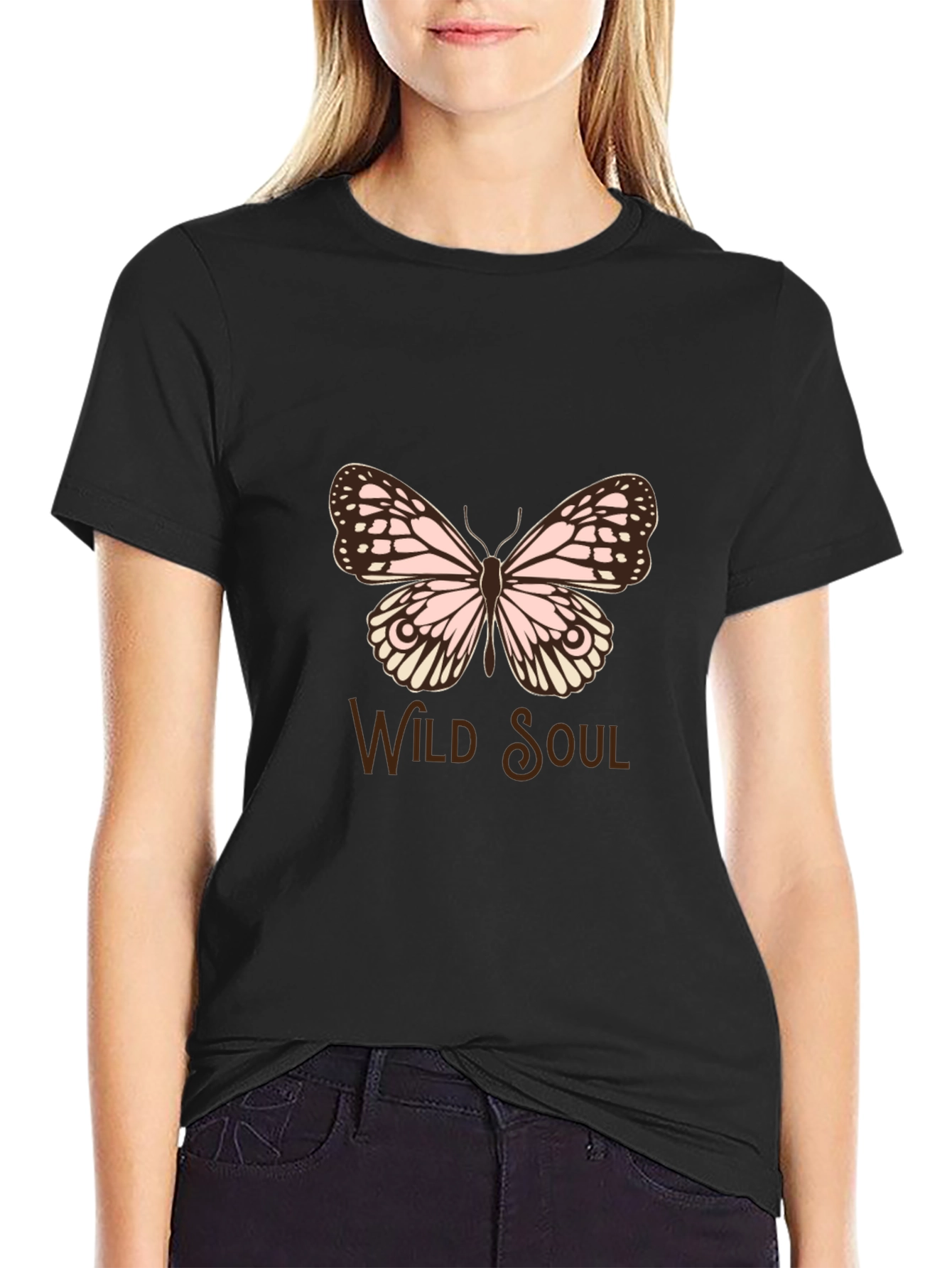 Wild Soul Butterfly Graphic T-Shirt