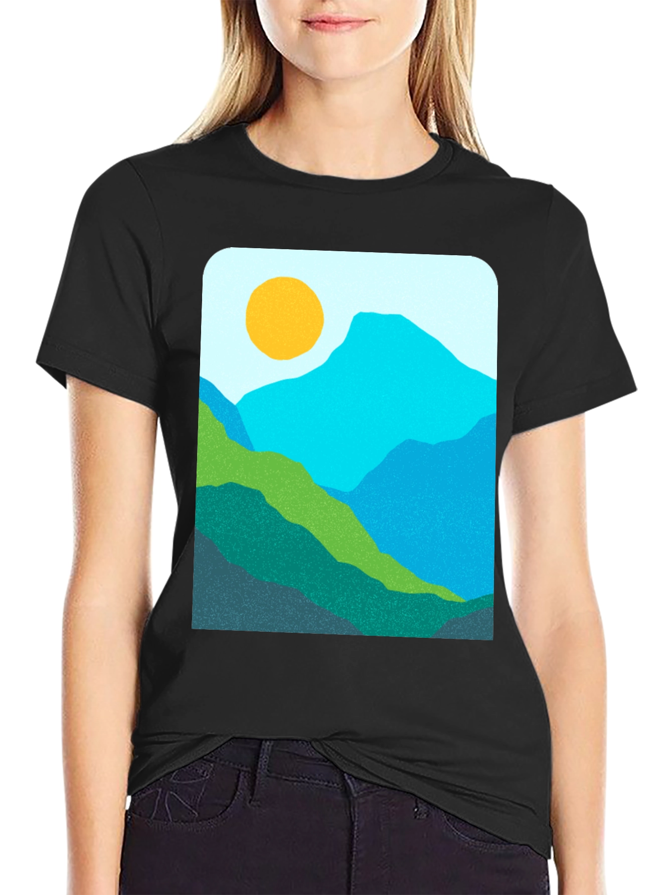 Mountain View Graphic Tee - Nature Inspired Design