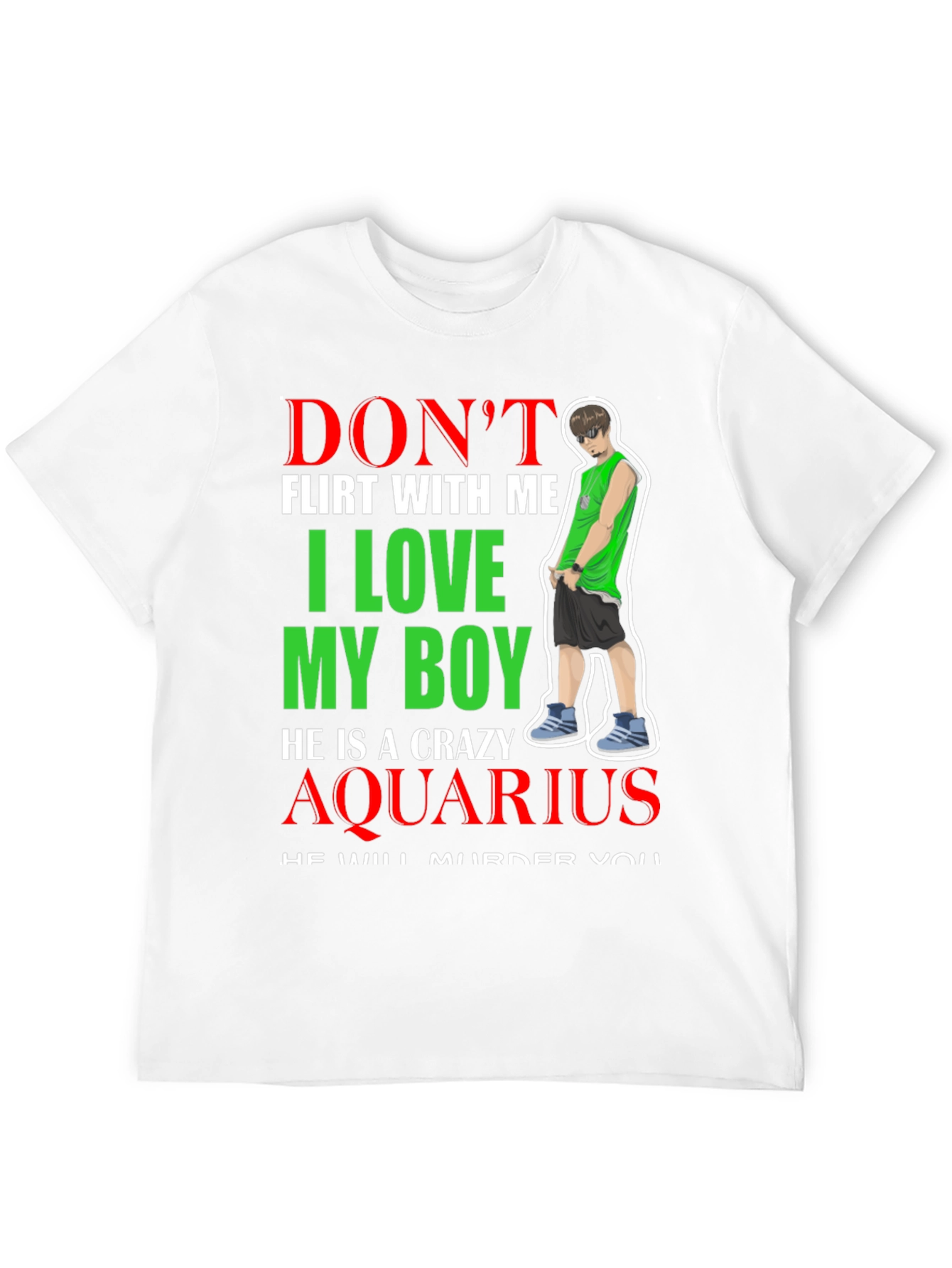 Crazy Aquarius Boy T-Shirt