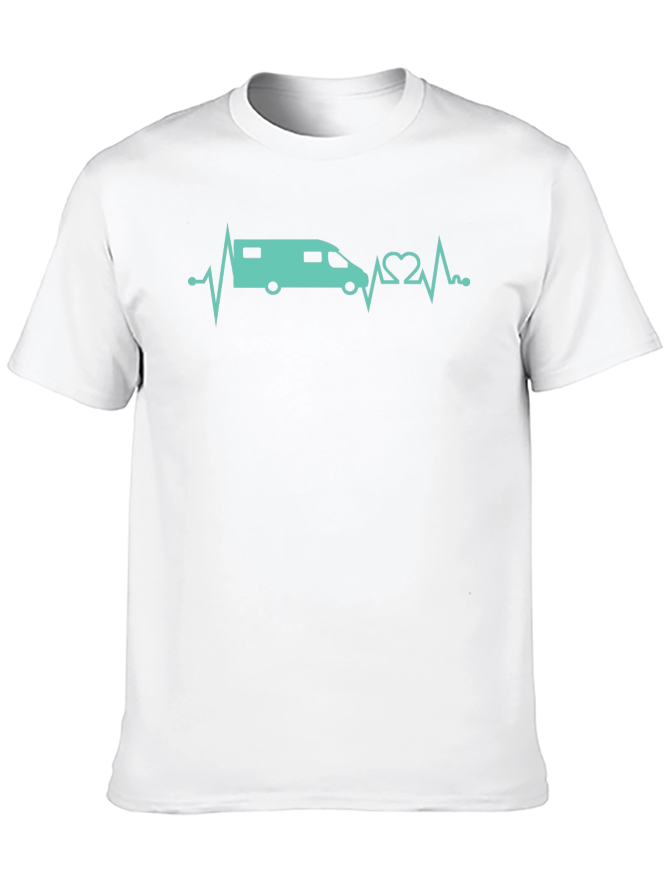 RV Heartbeat T-Shirt - Camping Adventure