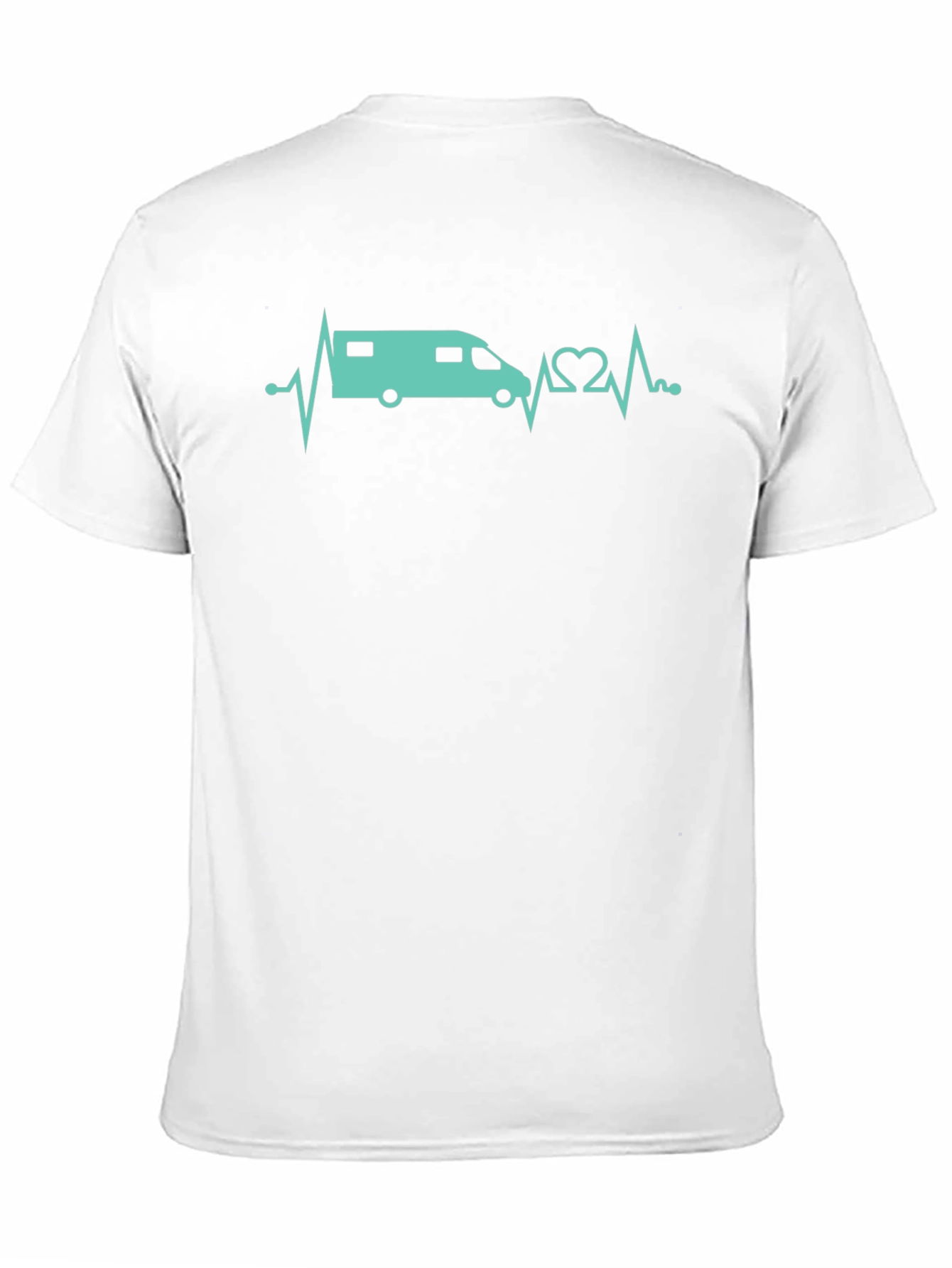 RV Heartbeat T-Shirt - Camping Adventure