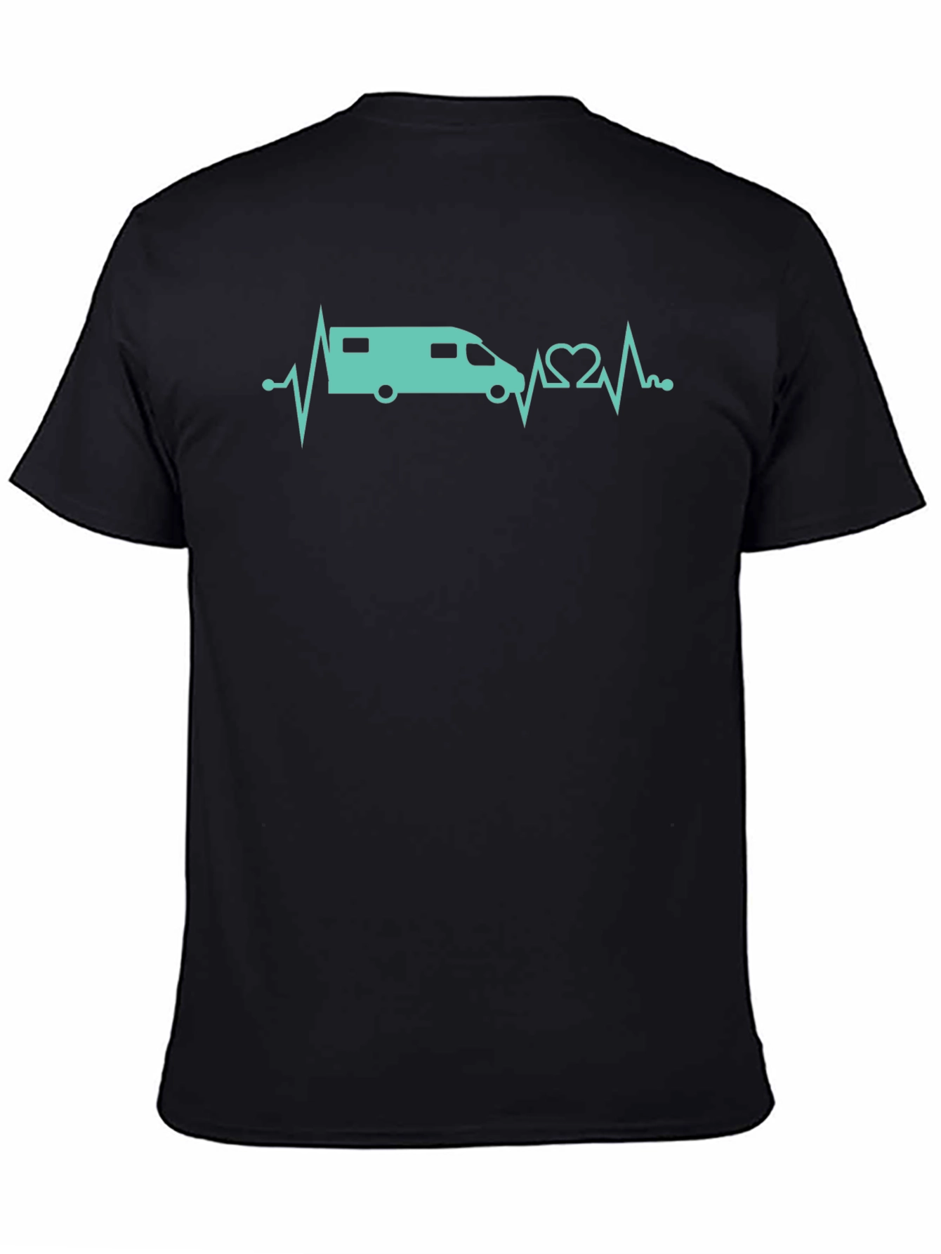 RV Heartbeat T-Shirt - Camping Adventure