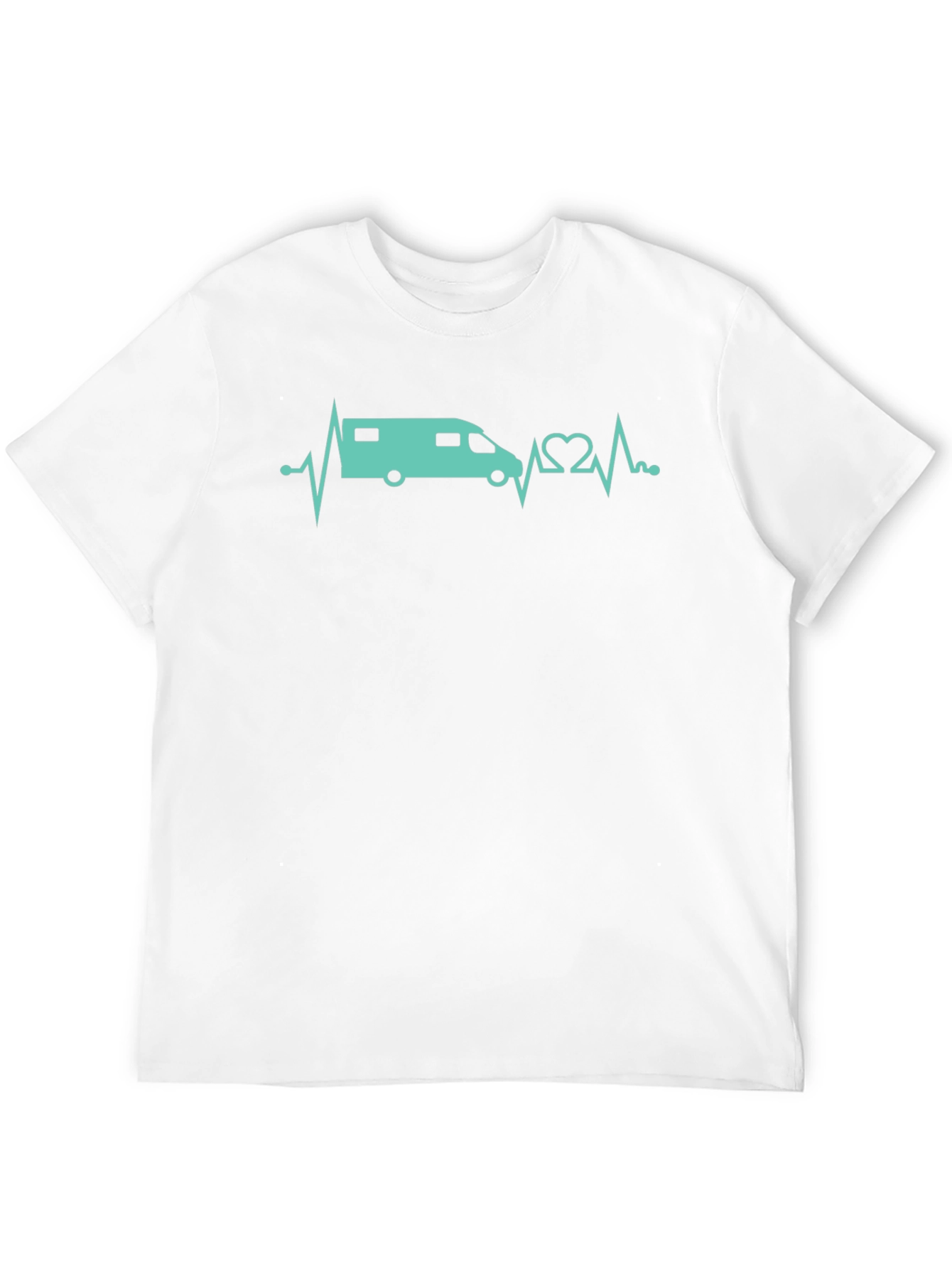 RV Heartbeat T-Shirt - Camping Adventure