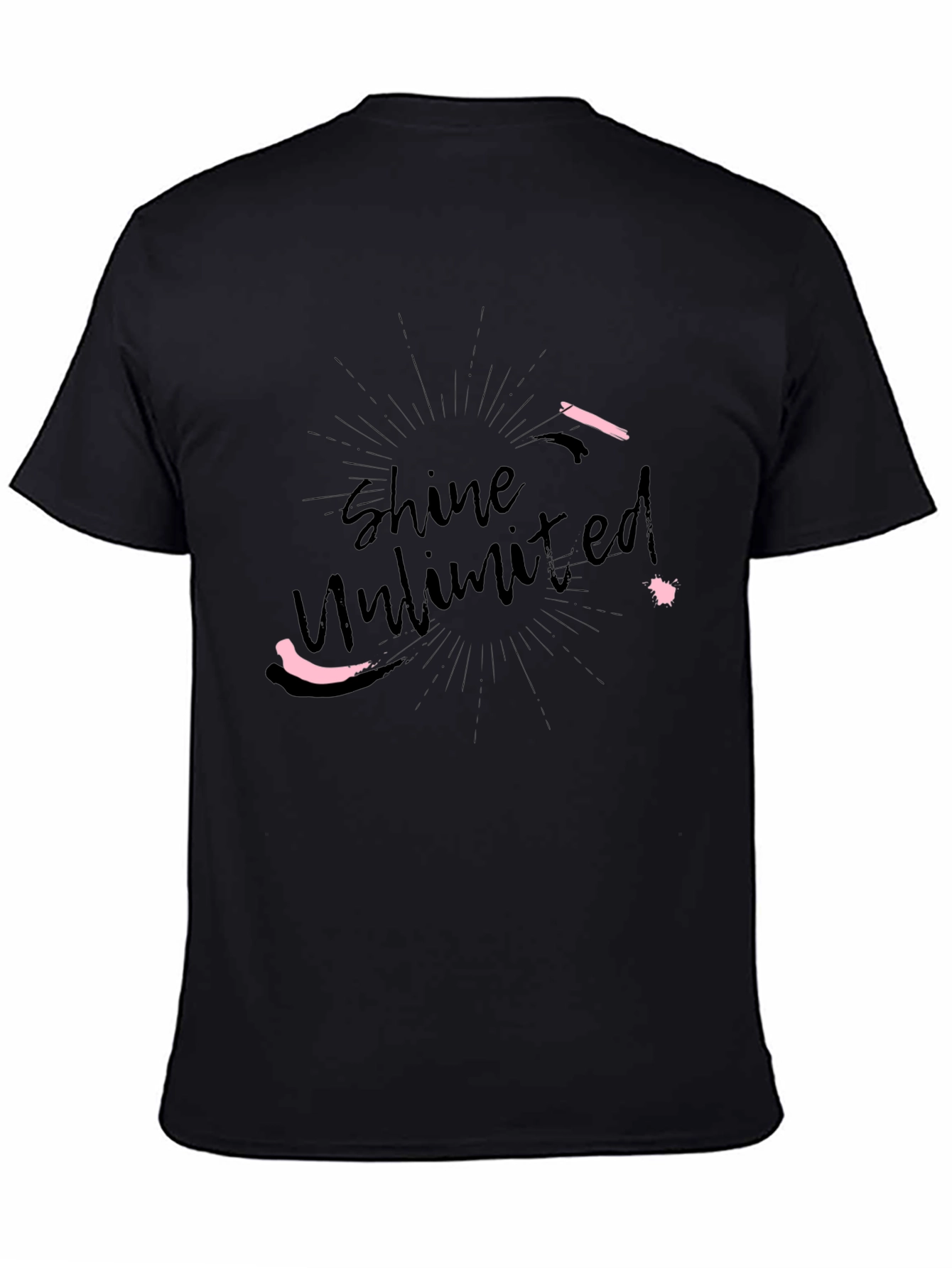 Shine Unlimited Black Graphic Tee