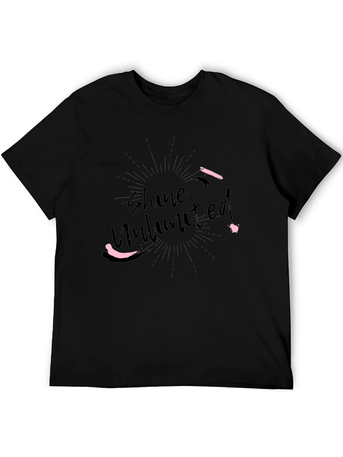 Shine Unlimited Black Graphic Tee