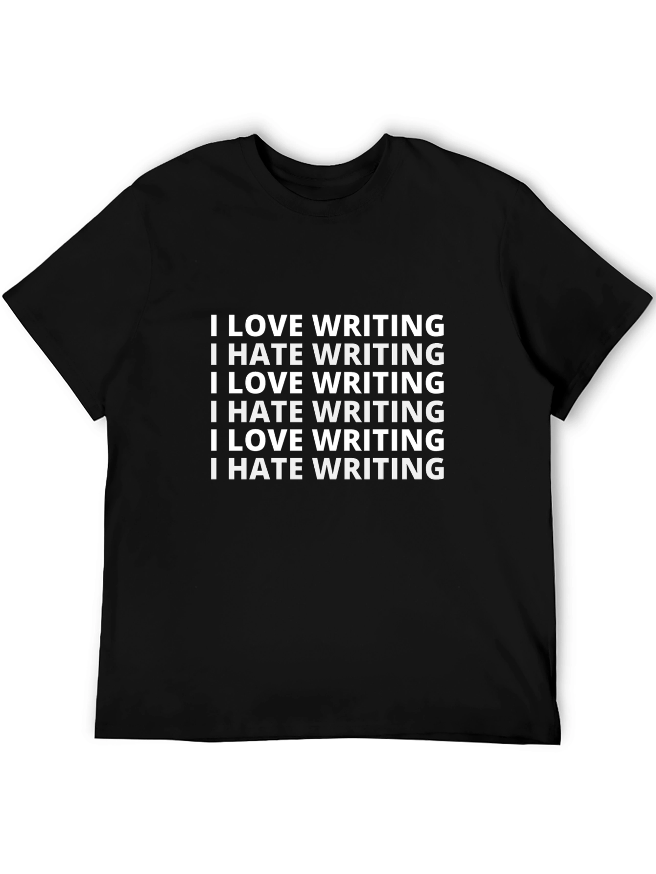 I Love Writing T-Shirt - Funny Writers Tee