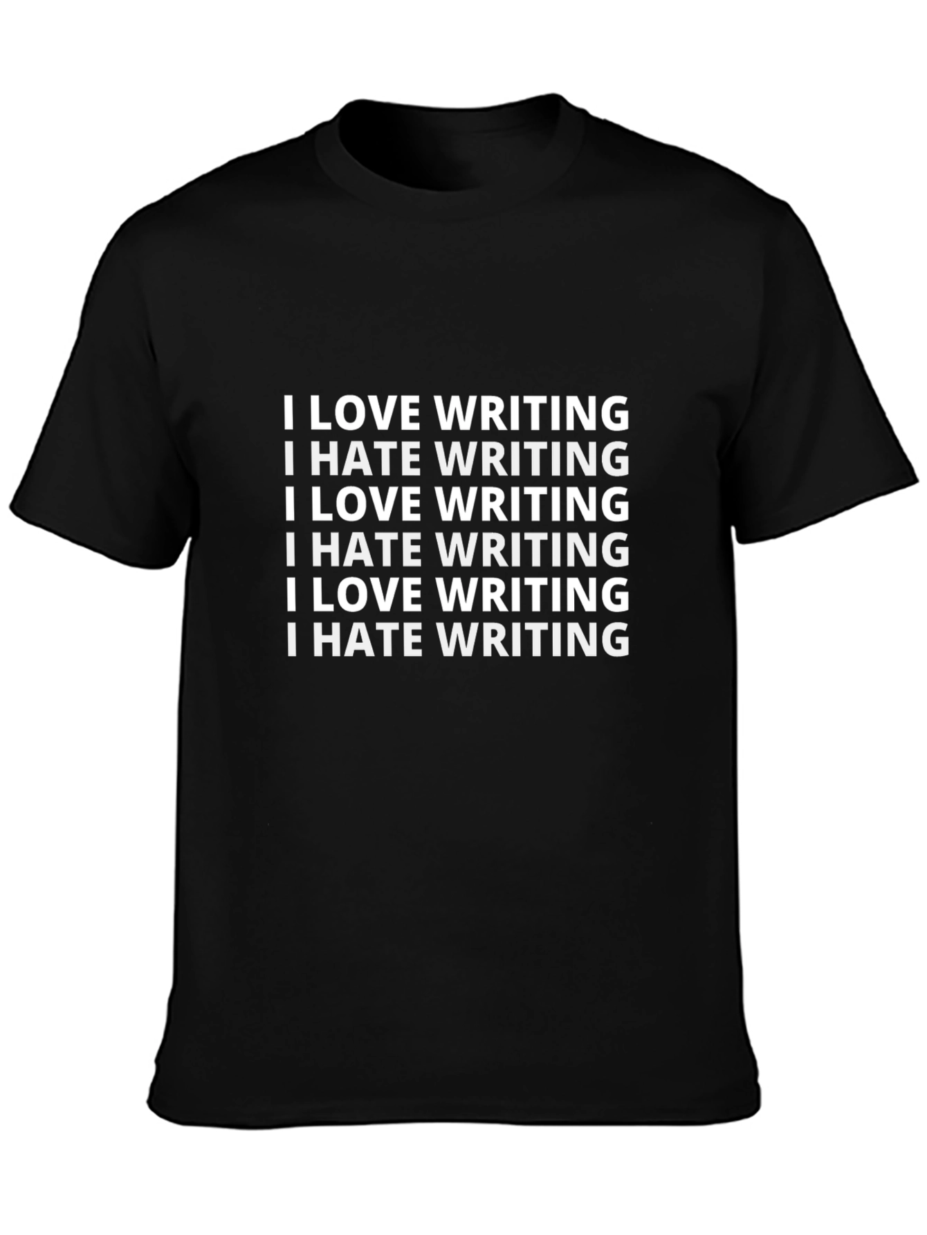 I Love Writing T-Shirt - Funny Writers Tee