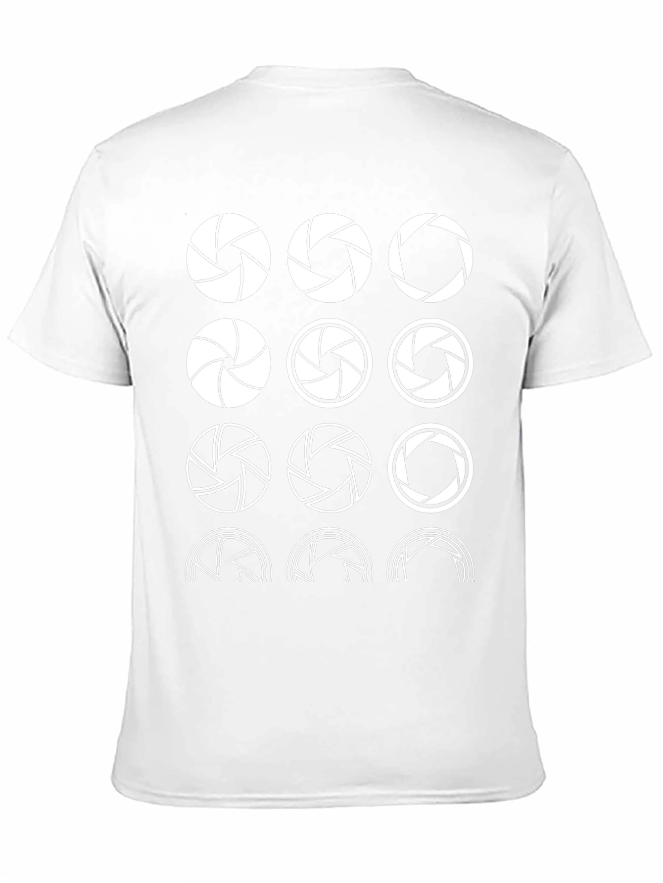 Aperture Camera Lens Black Graphic T-Shirt