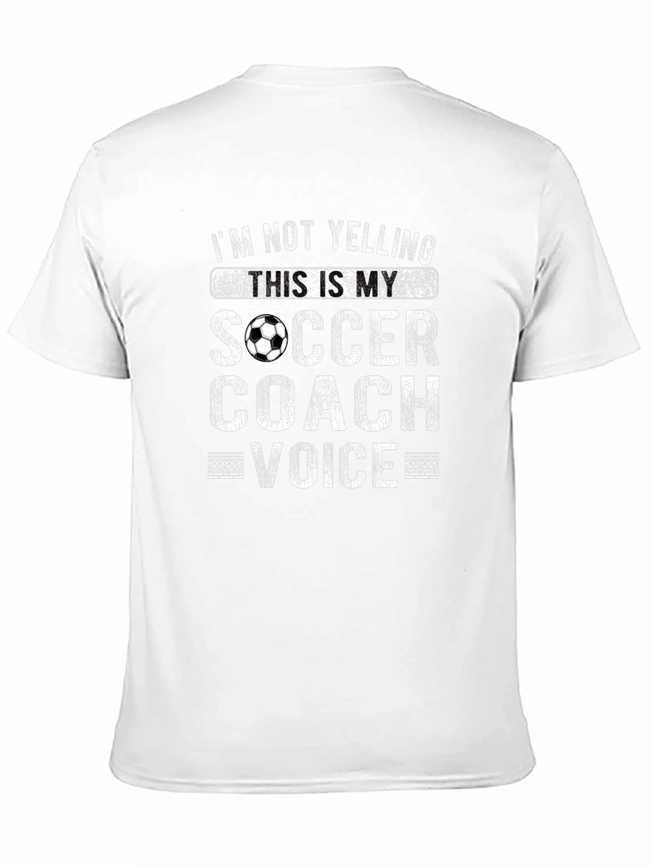 Soccer Coach Voice T-Shirt - Funny Novelty Tee