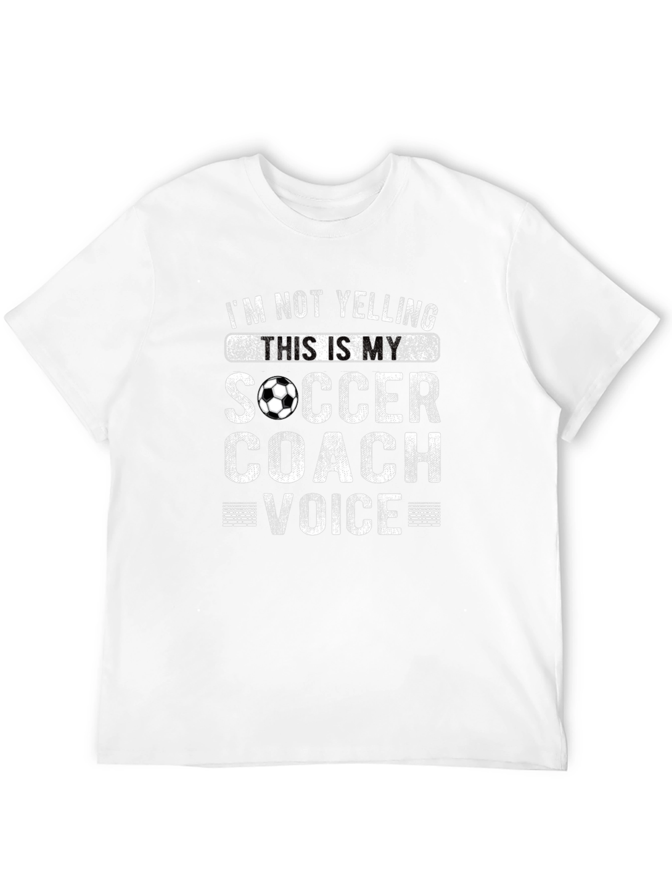 Soccer Coach Voice T-Shirt - Funny Novelty Tee